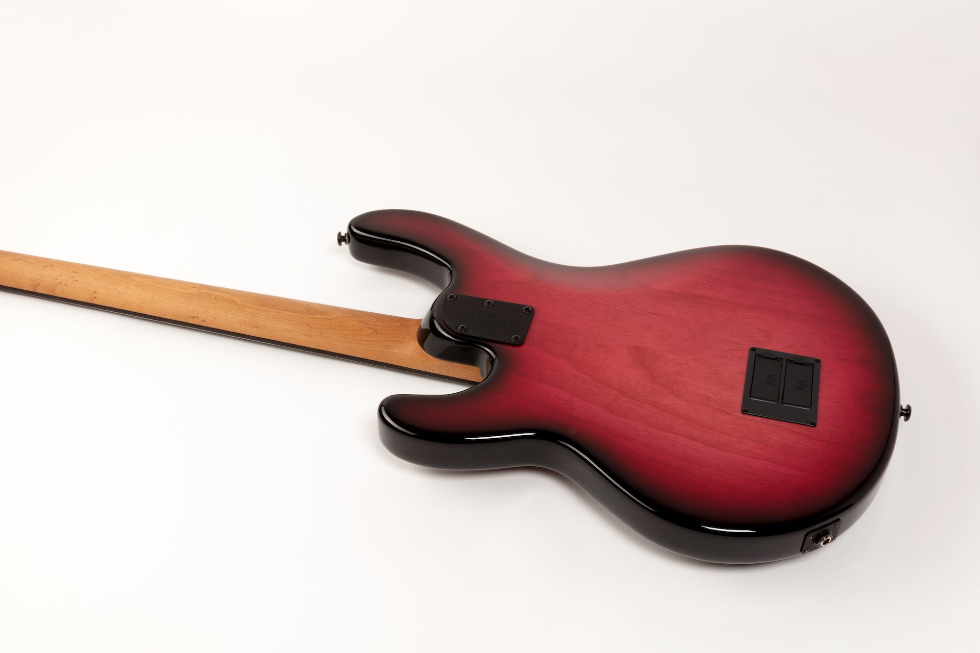 Ernie Ball Music Man StingRay Special 4 H Bass Guitar - Raspberry Burst with Ebony Fingerboard F95360 - HIENDGUITAR Musicman bass