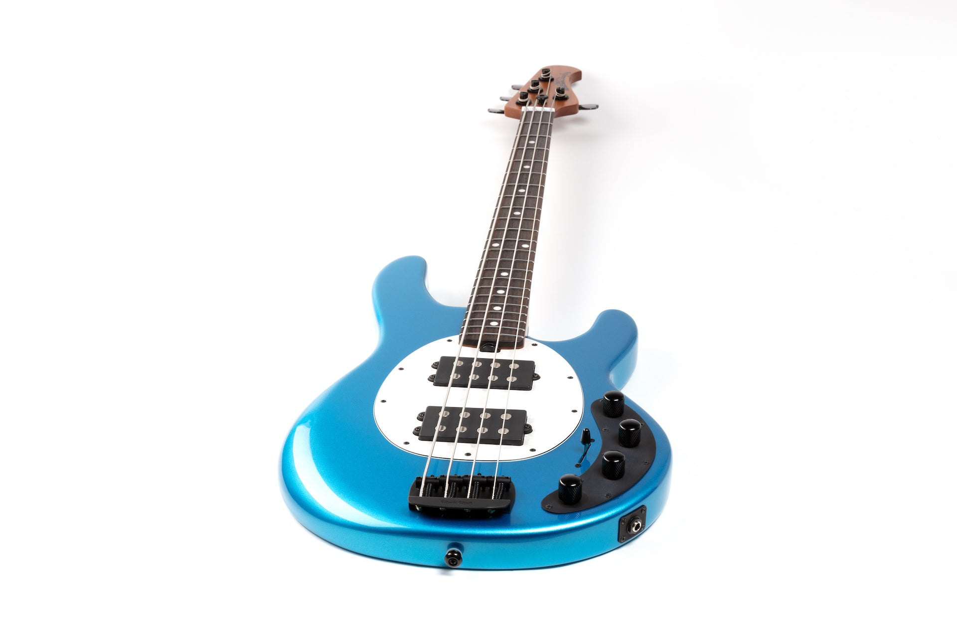 Ernie Ball Music Man StingRay Special 4 HH Bass Guitar - Speed Blue with Rosewood Fingerboard F96521 - HIENDGUITAR Musicman bass