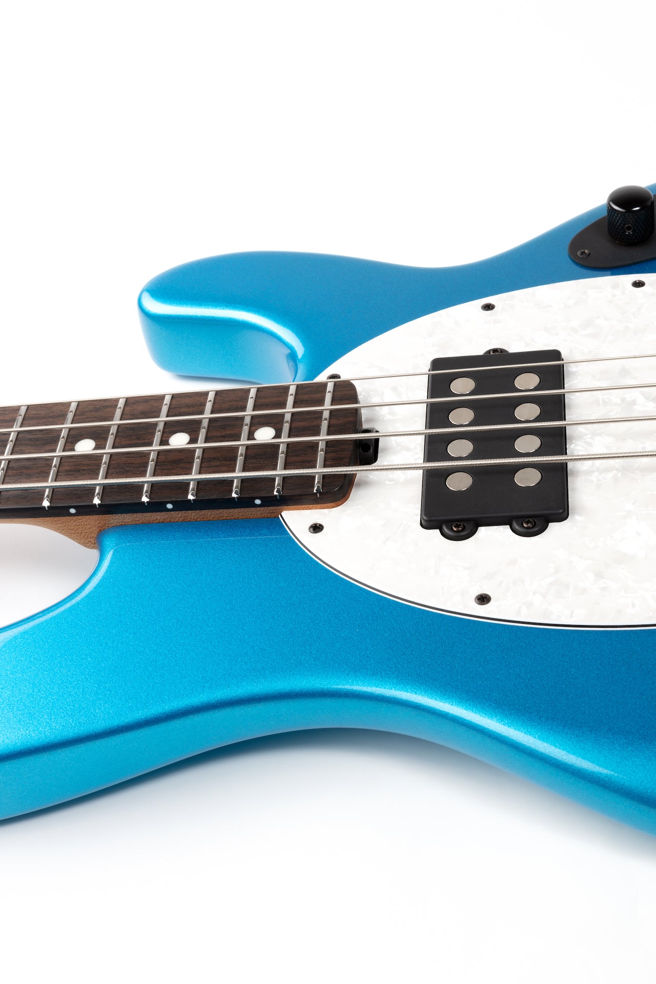 Ernie Ball Music Man StingRay Special 4 HH Bass Guitar - Speed Blue with Rosewood Fingerboard F96521 - HIENDGUITAR Musicman bass