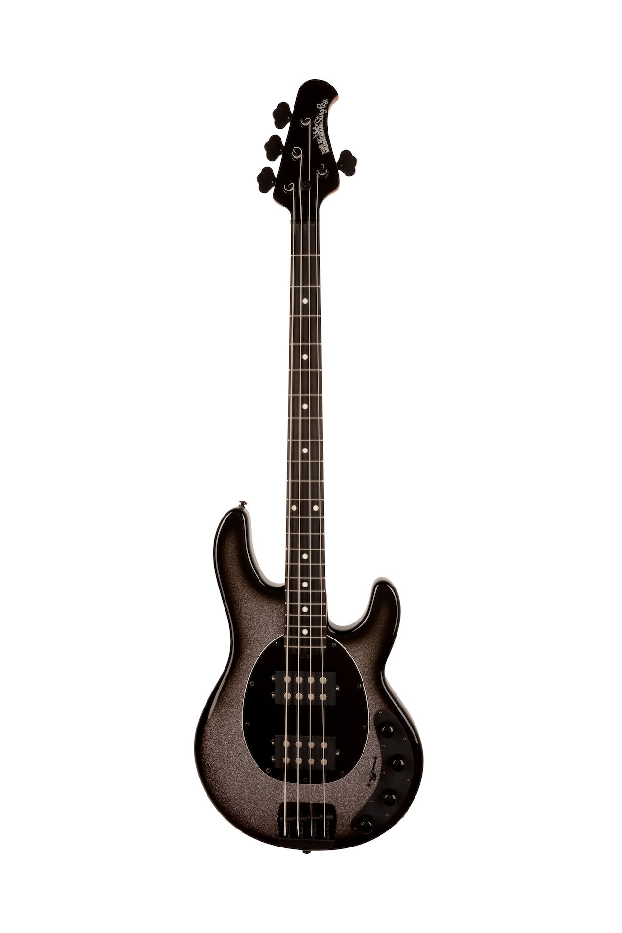 Ernie Ball Music Man StingRay Special 4 HH Bass Guitar - Smoked Chrome with Ebony Fingerboard F95176 - HIENDGUITAR Musicman bass