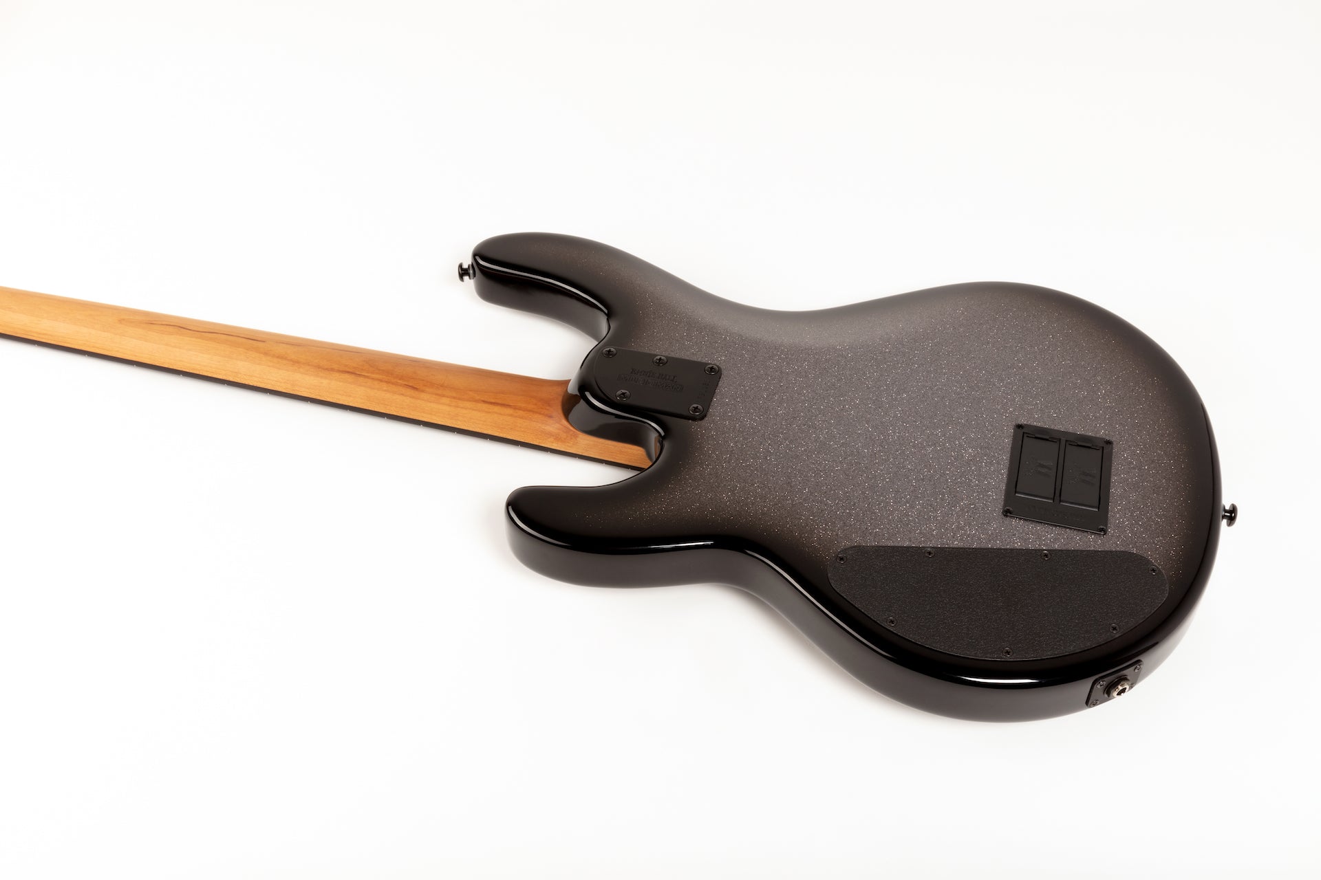 Ernie Ball Music Man StingRay Special 4 HH Bass Guitar - Smoked Chrome with Ebony Fingerboard F95176 - HIENDGUITAR Musicman bass