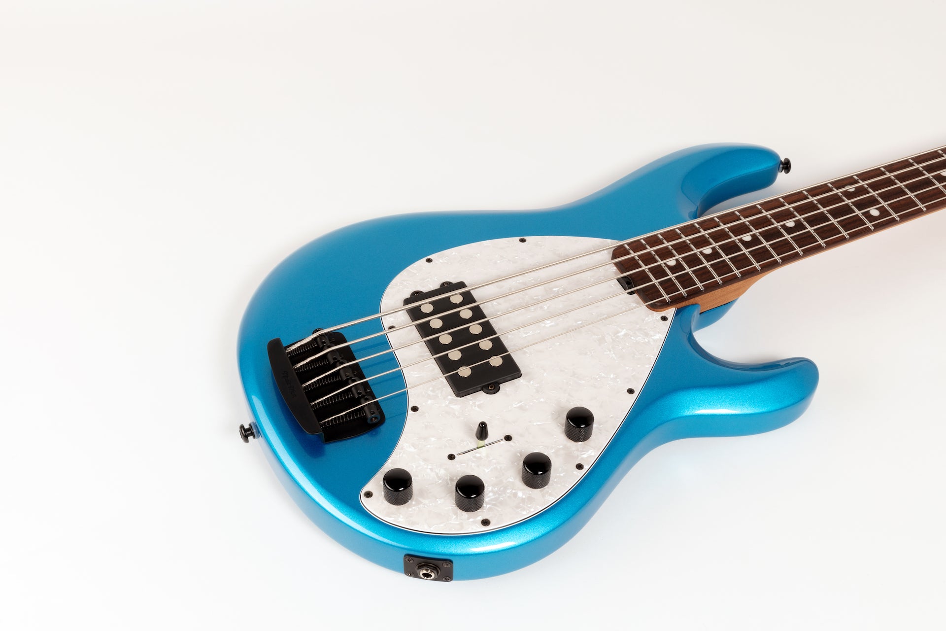 Ernie Ball Music Man StingRay Special 5 Bass Guitar - Speed Blue with Rosewood Fingerboard F96541 - HIENDGUITAR Musicman bass