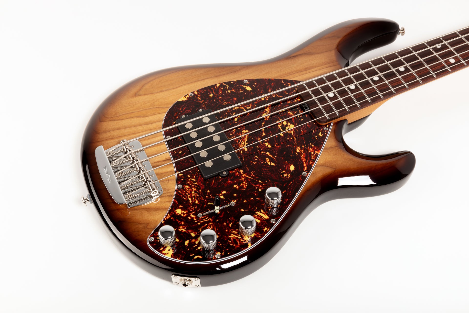 Ernie Ball Music Man StingRay Special 5 H Bass Guitar - Burnt Ends with Rosewood Fingerboard F95728 - HIENDGUITAR Musicman bass