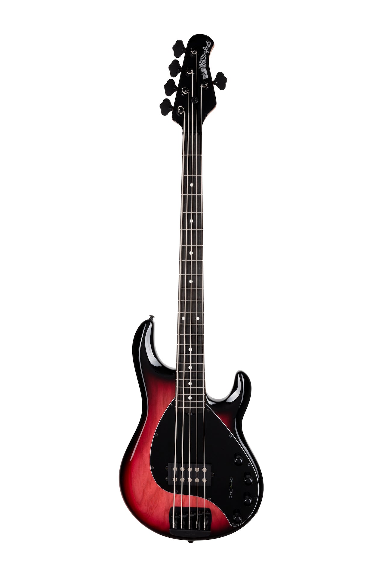 Ernie Ball Music Man StingRay Special 5 H Bass Guitar - Raspberry Burst with Ebony Fingerboard F96484 - HIENDGUITAR Musicman bass