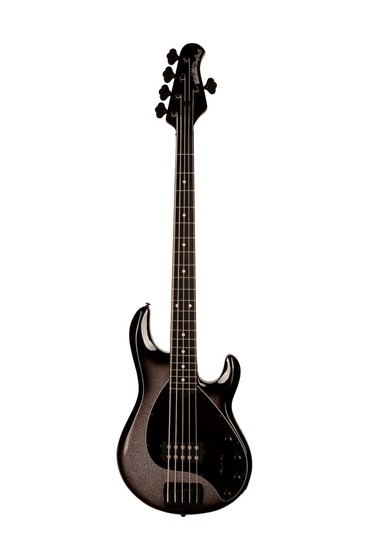 Ernie Ball Music Man StingRay Special 5 H Bass Guitar - Smoked Chrome with Ebony Fingerboard F97540 - HIENDGUITAR Musicman bass