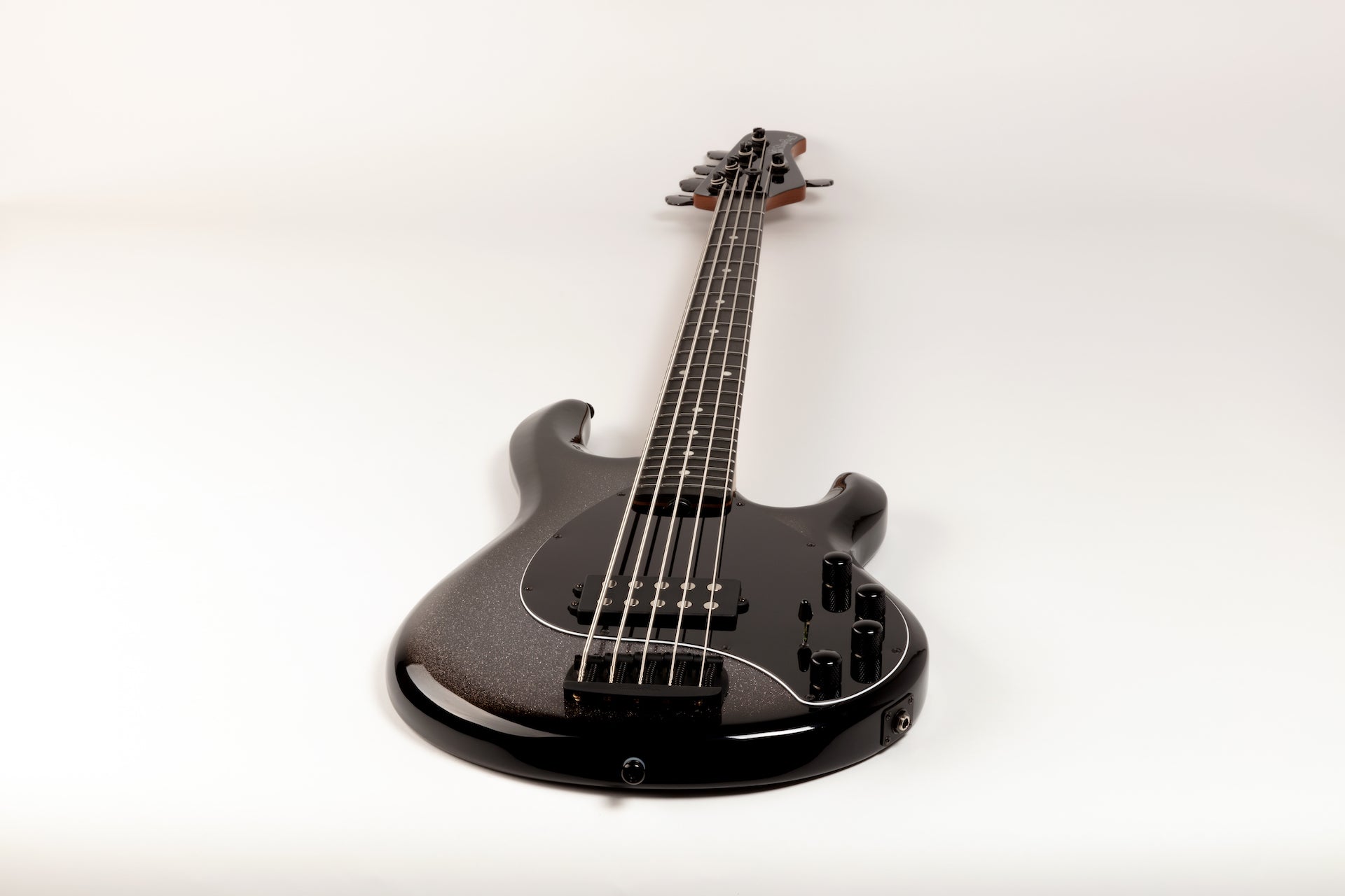 Ernie Ball Music Man StingRay Special 5 H Bass Guitar - Smoked Chrome with Ebony Fingerboard F97540 - HIENDGUITAR Musicman bass