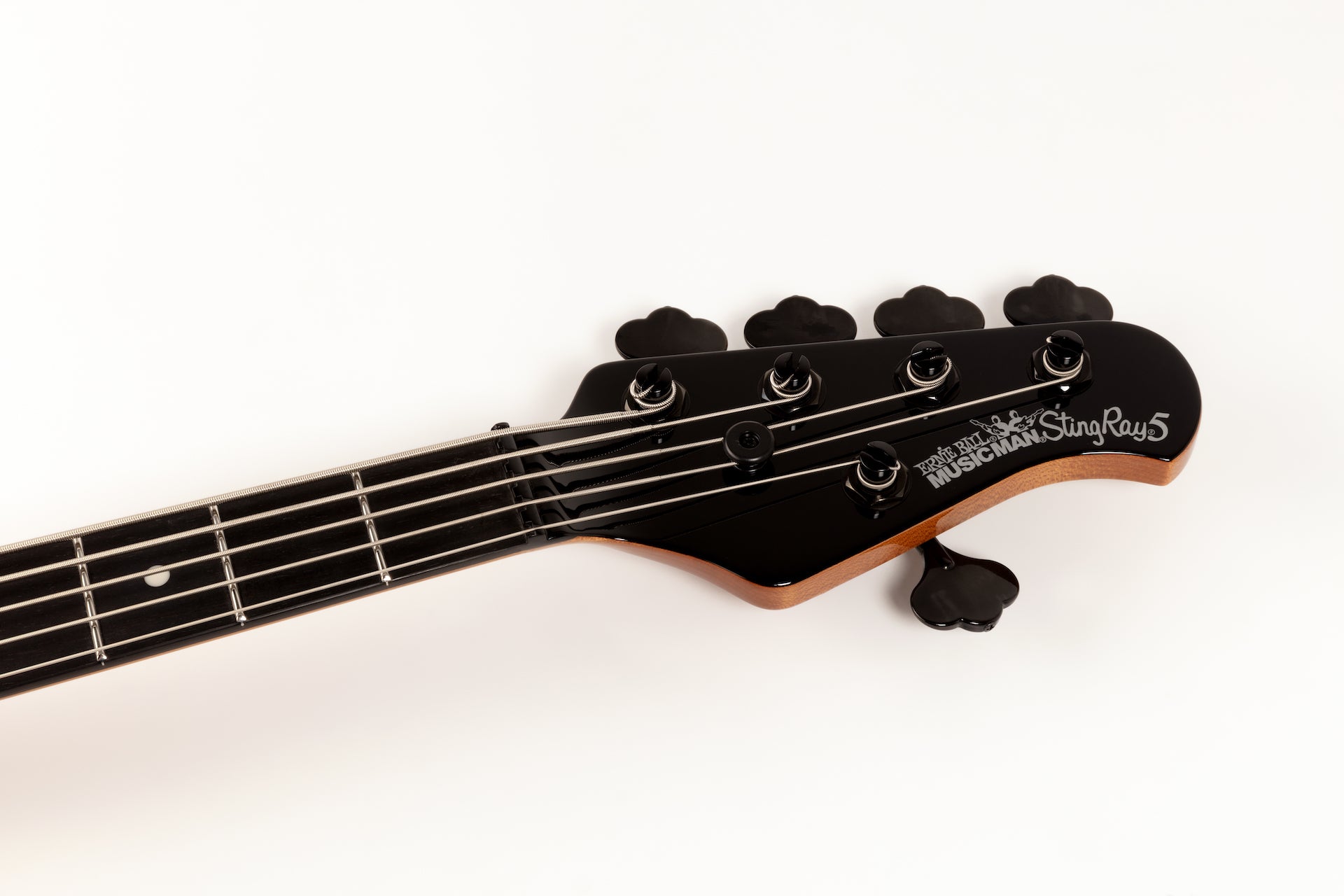 Ernie Ball Music Man StingRay Special 5 H Bass Guitar - Smoked Chrome with Ebony Fingerboard F97540 - HIENDGUITAR Musicman bass
