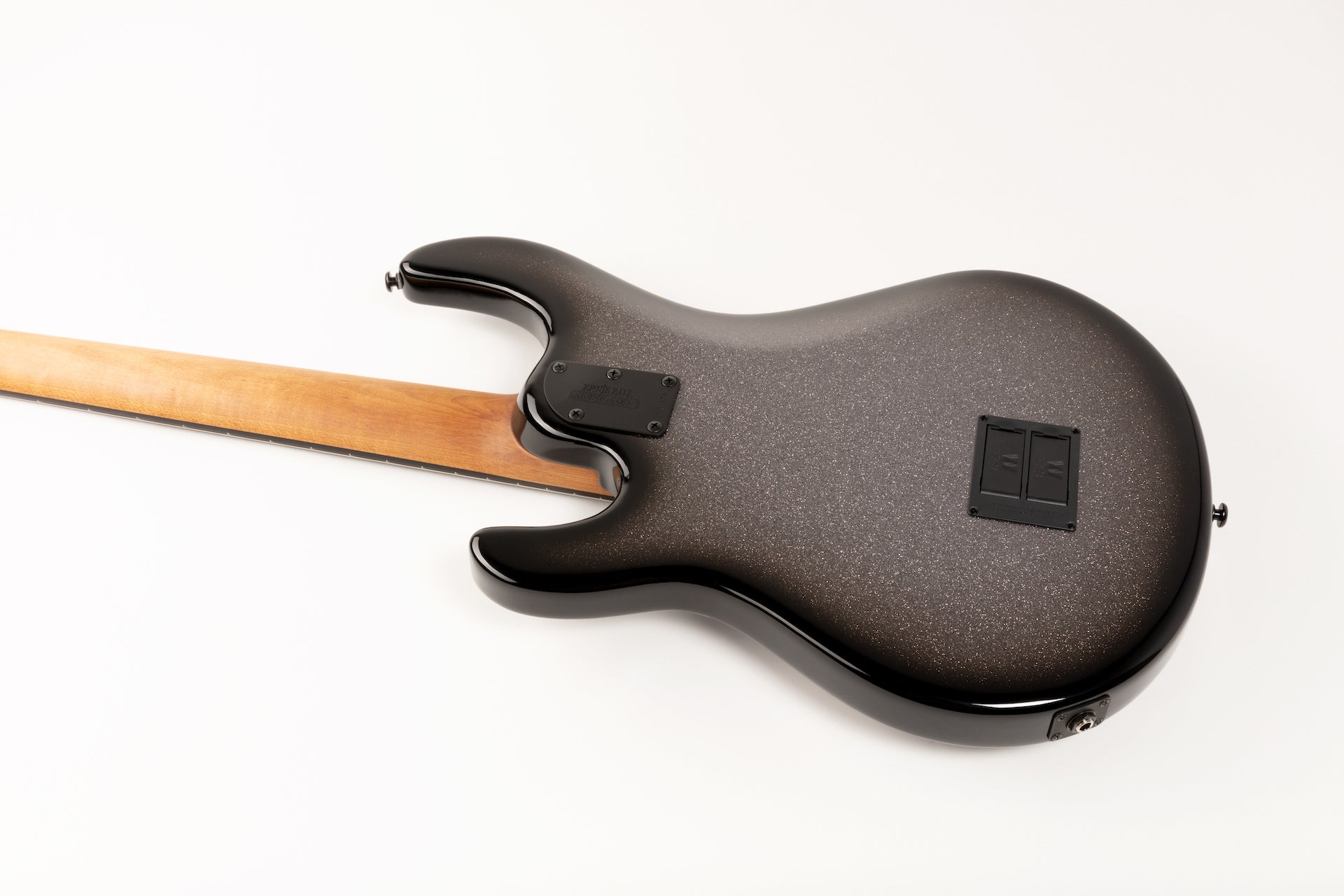 Ernie Ball Music Man StingRay Special 5 HH Bass Guitar - Smoked Chrome with Ebony F96546 Fingerboard - HIENDGUITAR Musicman bass