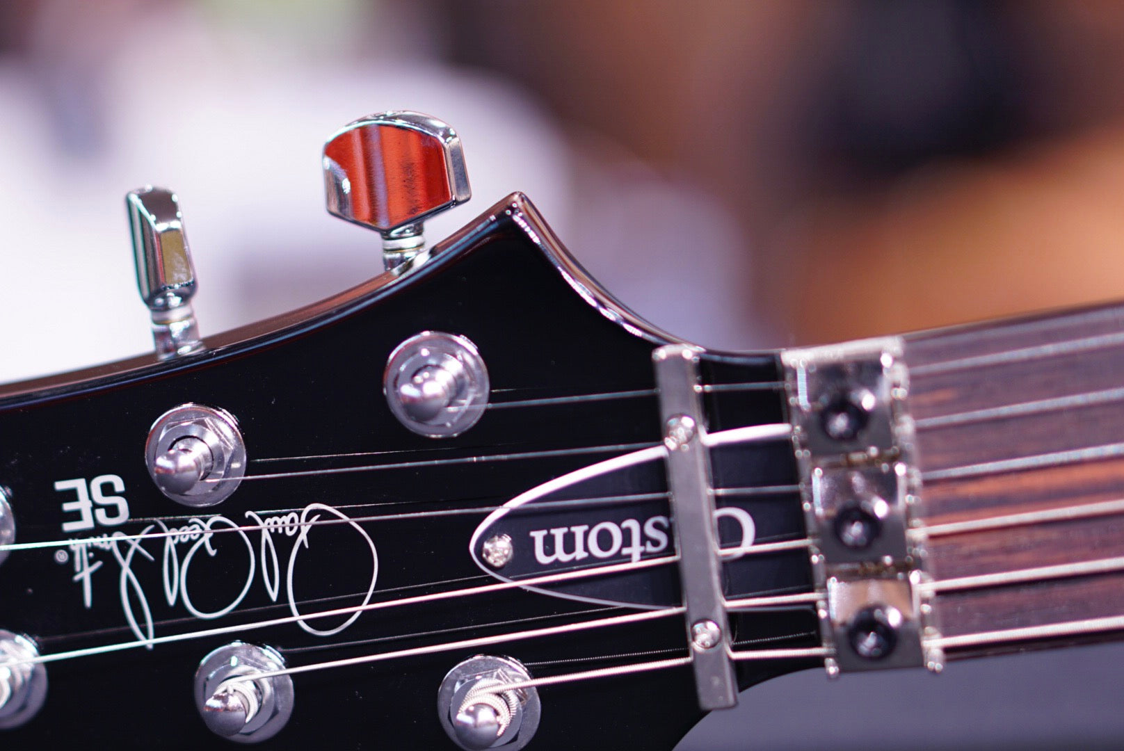 PRS SE Custom 24 Floyd Rose in fire red - HIENDGUITAR PRS SE GUITAR