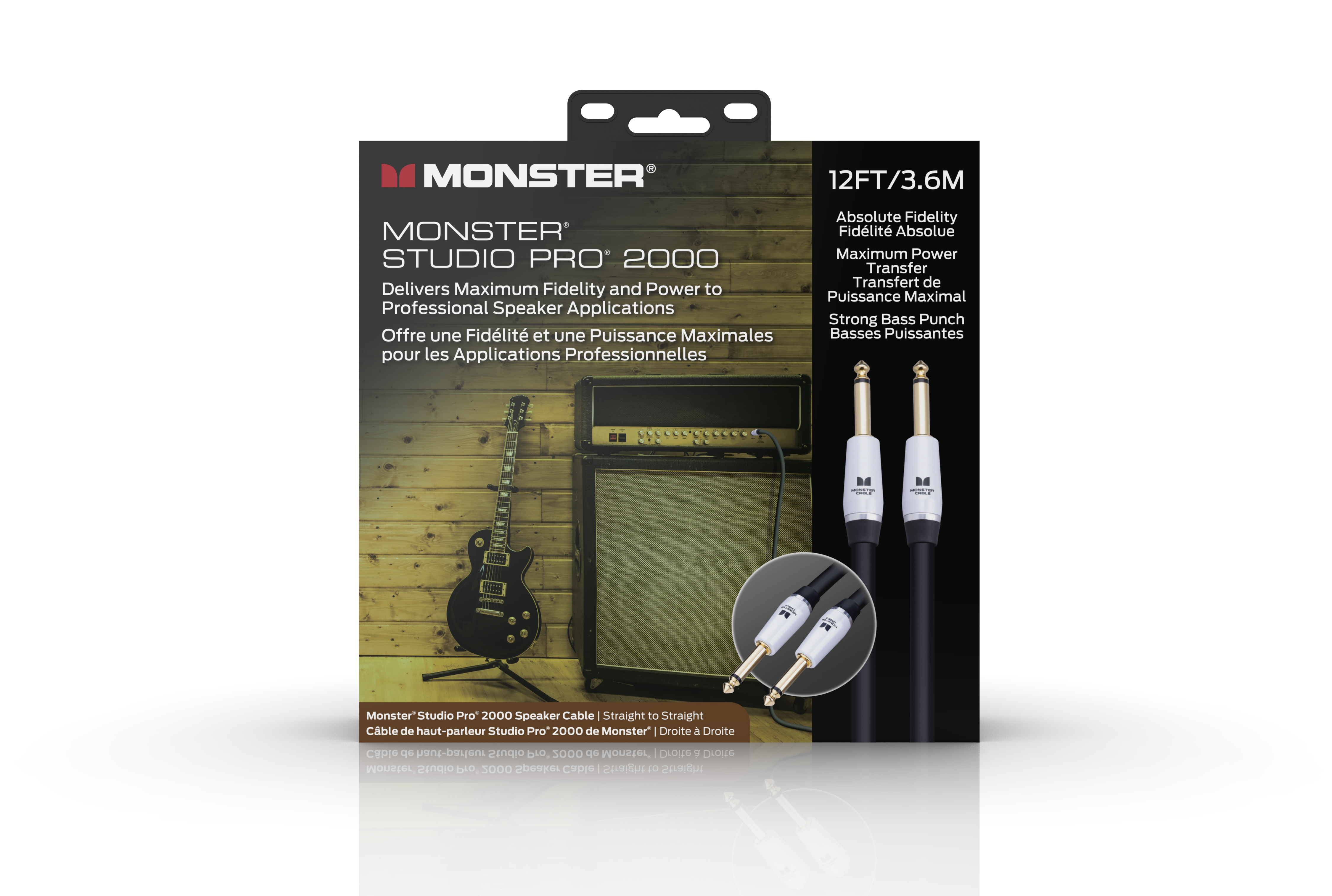 Monster® Prolink Studio Pro 2000 Speaker Cable - HIENDGUITAR 12ft(3.6m) 12ft(3.6m) Monstercable Cables