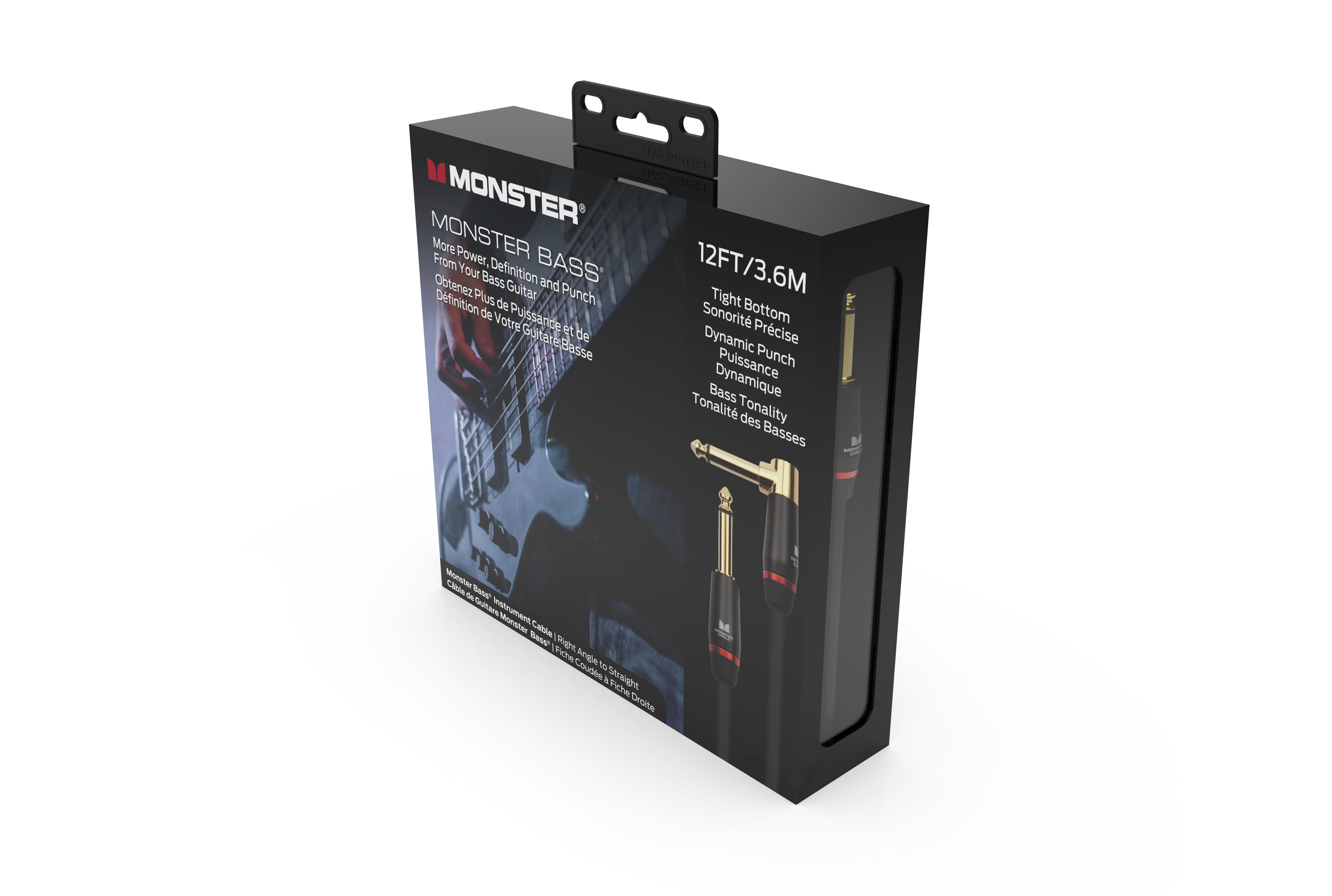 Monster® Prolink Bass® Instrument Cable - HIENDGUITAR Monstercable Cable