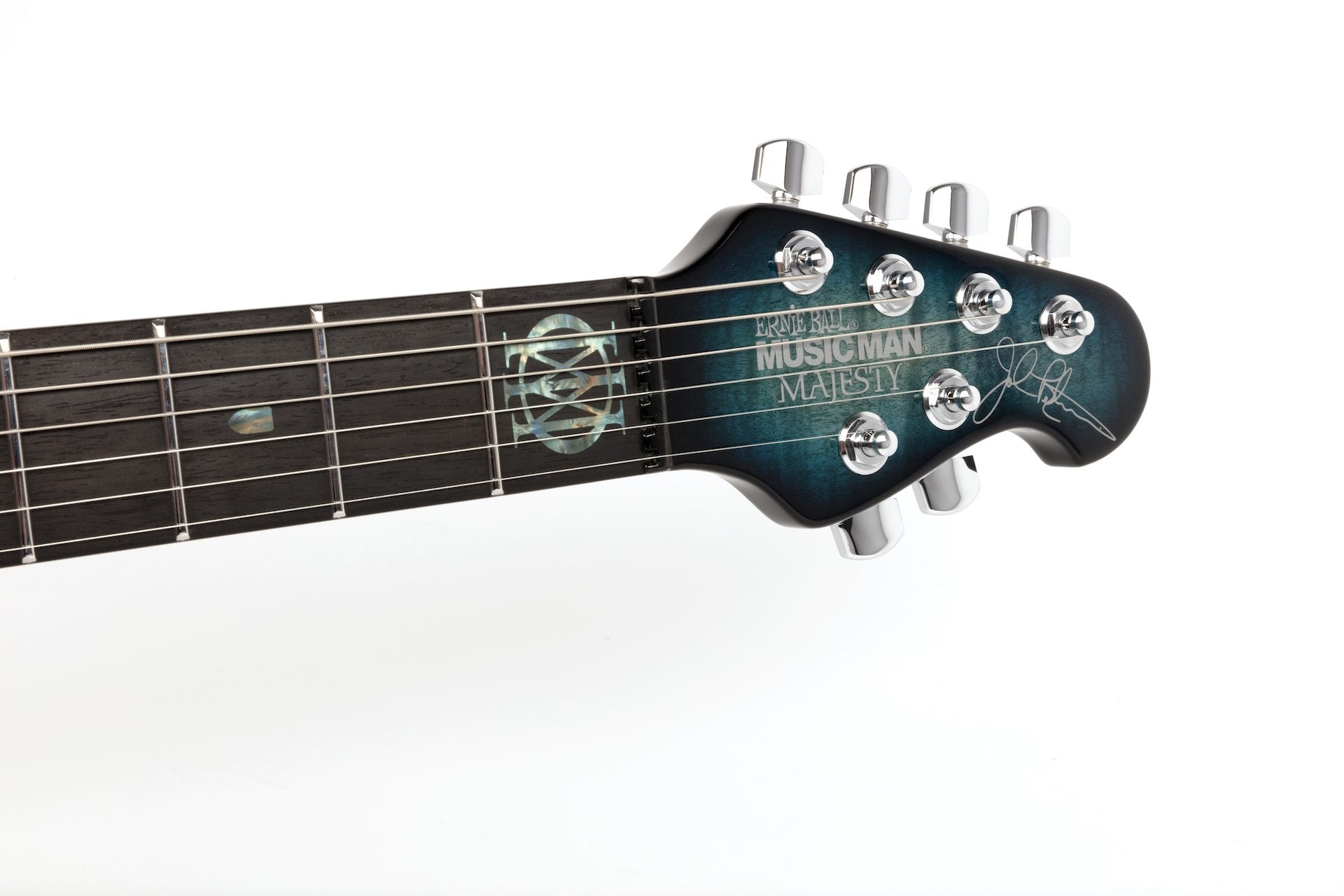 Ernie Ball Music Man John Petrucci Majesty Electric Guitar - Hydrospace with Ebony Fingerboard M014771 - HIENDGUITAR Musicman GUITAR