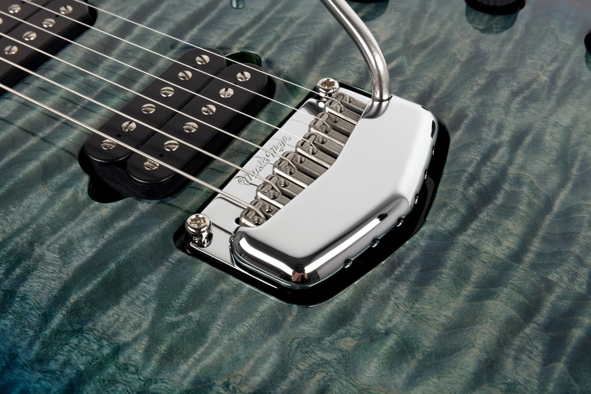 Ernie Ball Music Man John Petrucci Majesty Electric Guitar - Hydrospace with Ebony Fingerboard M014771 - HIENDGUITAR Musicman GUITAR