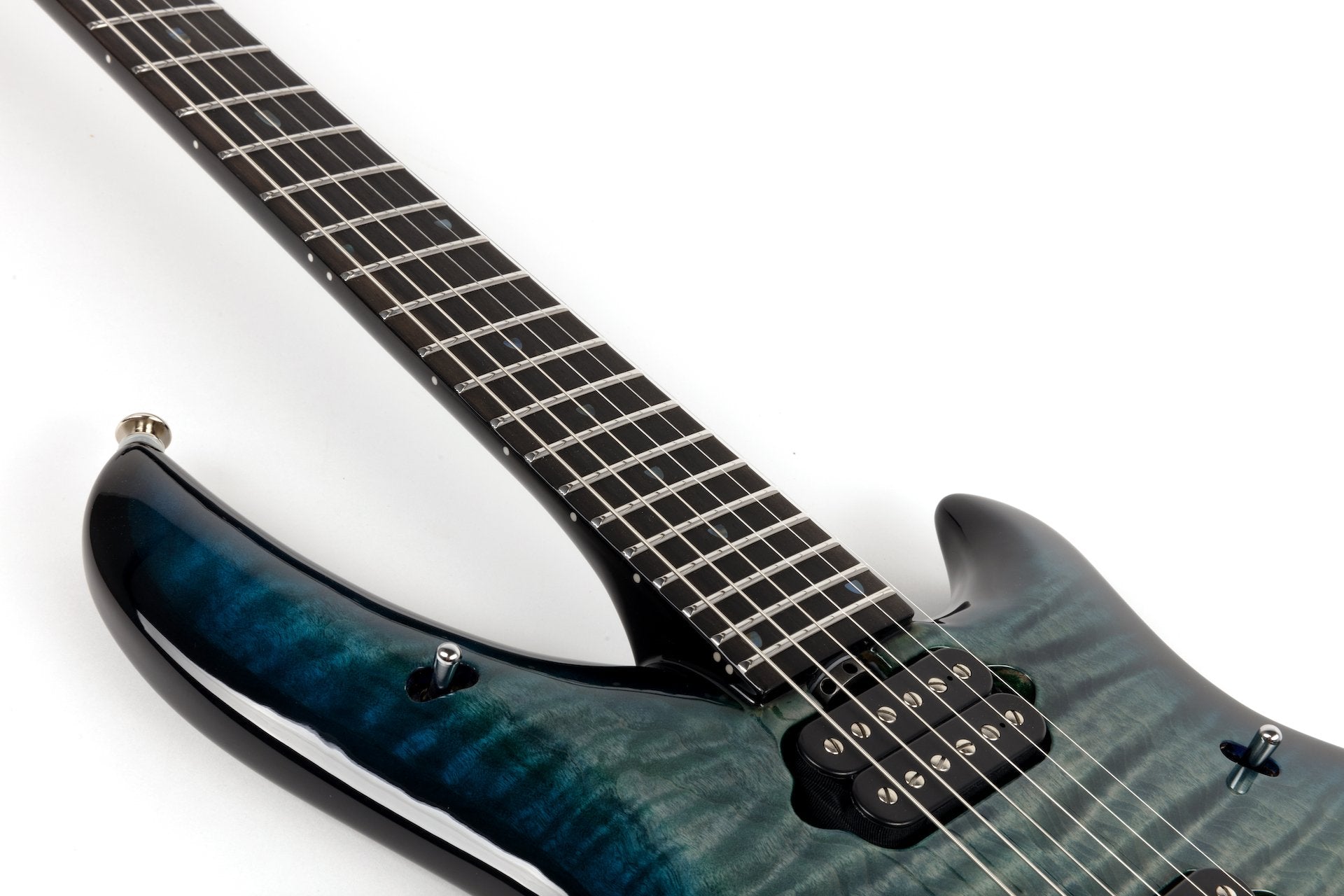 Ernie Ball Music Man John Petrucci Majesty Electric Guitar - Hydrospace with Ebony Fingerboard M014771 - HIENDGUITAR Musicman GUITAR