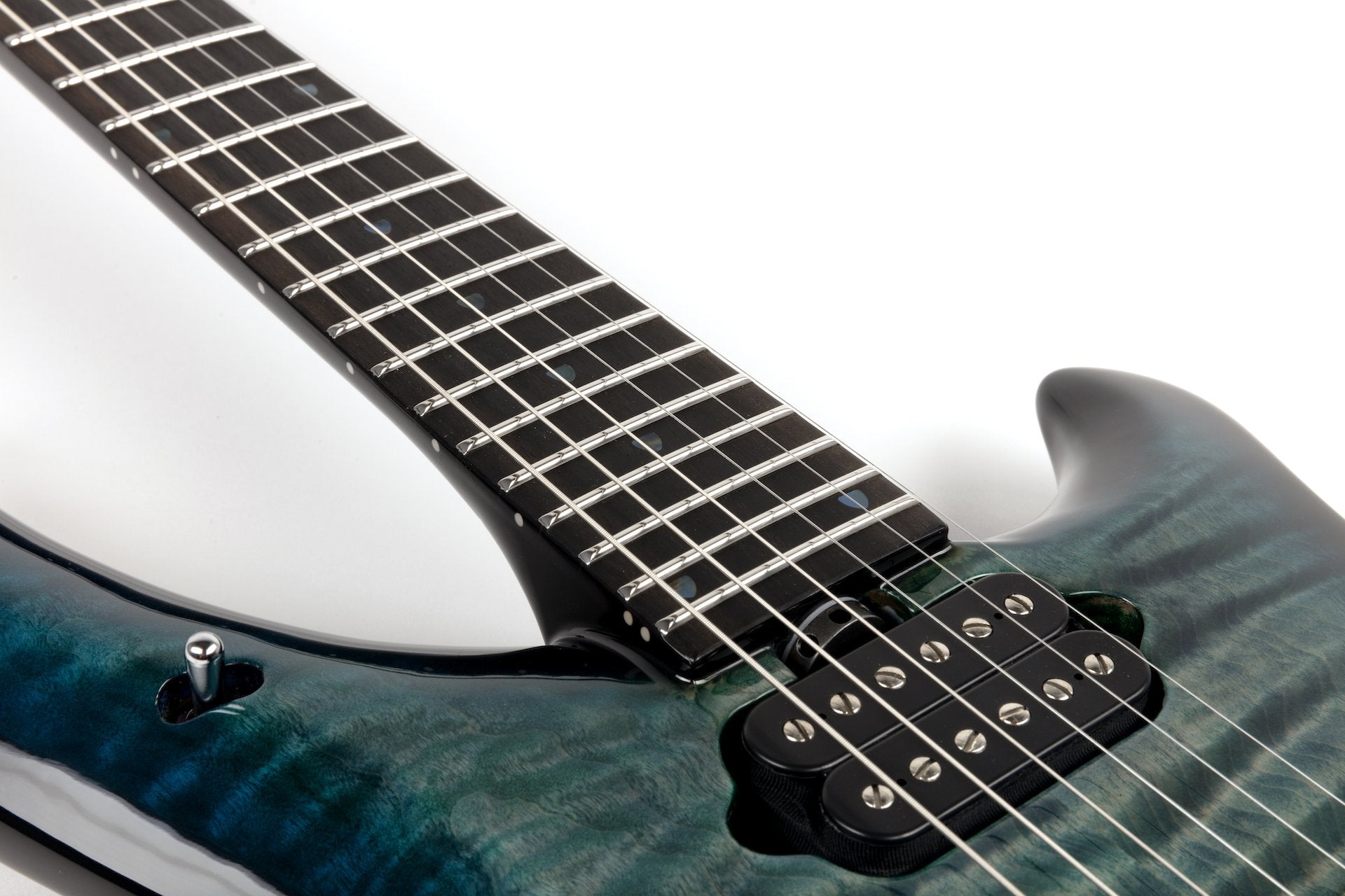 Ernie Ball Music Man John Petrucci Majesty Electric Guitar - Hydrospace with Ebony Fingerboard M014773 - HIENDGUITAR Musicman GUITAR