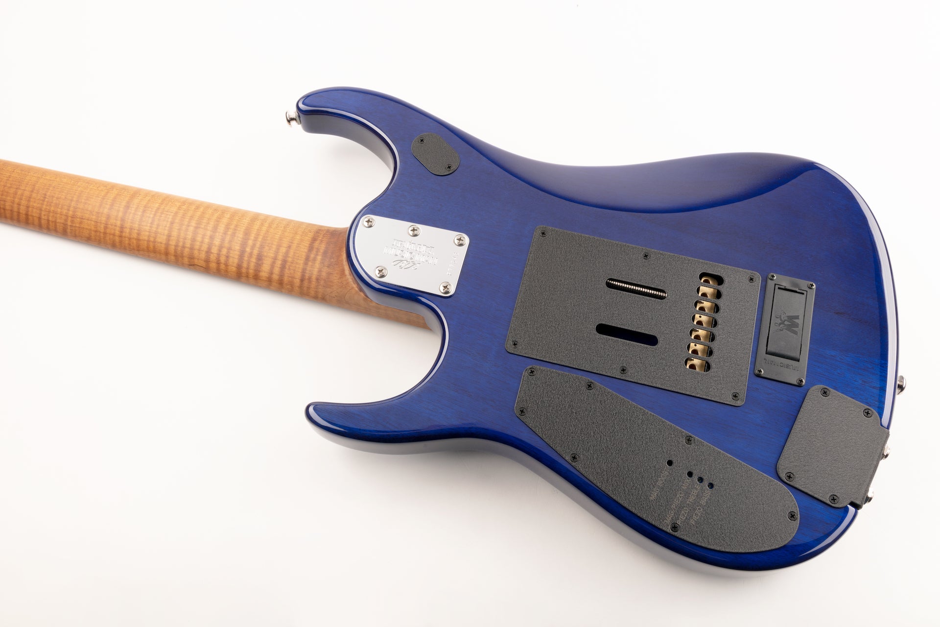 Ernie Ball Music Man JP15 7 Electric Guitar - Cerulean Paradise Quilt F94598 - HIENDGUITAR Musicman GUITAR