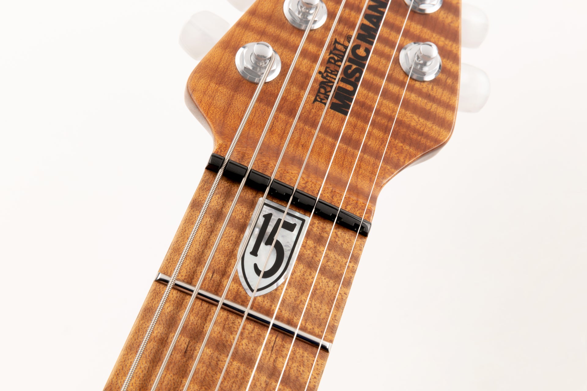 Ernie Ball Music Man JP15 7 Electric Guitar - Cerulean Paradise Quilt F94598 - HIENDGUITAR Musicman GUITAR