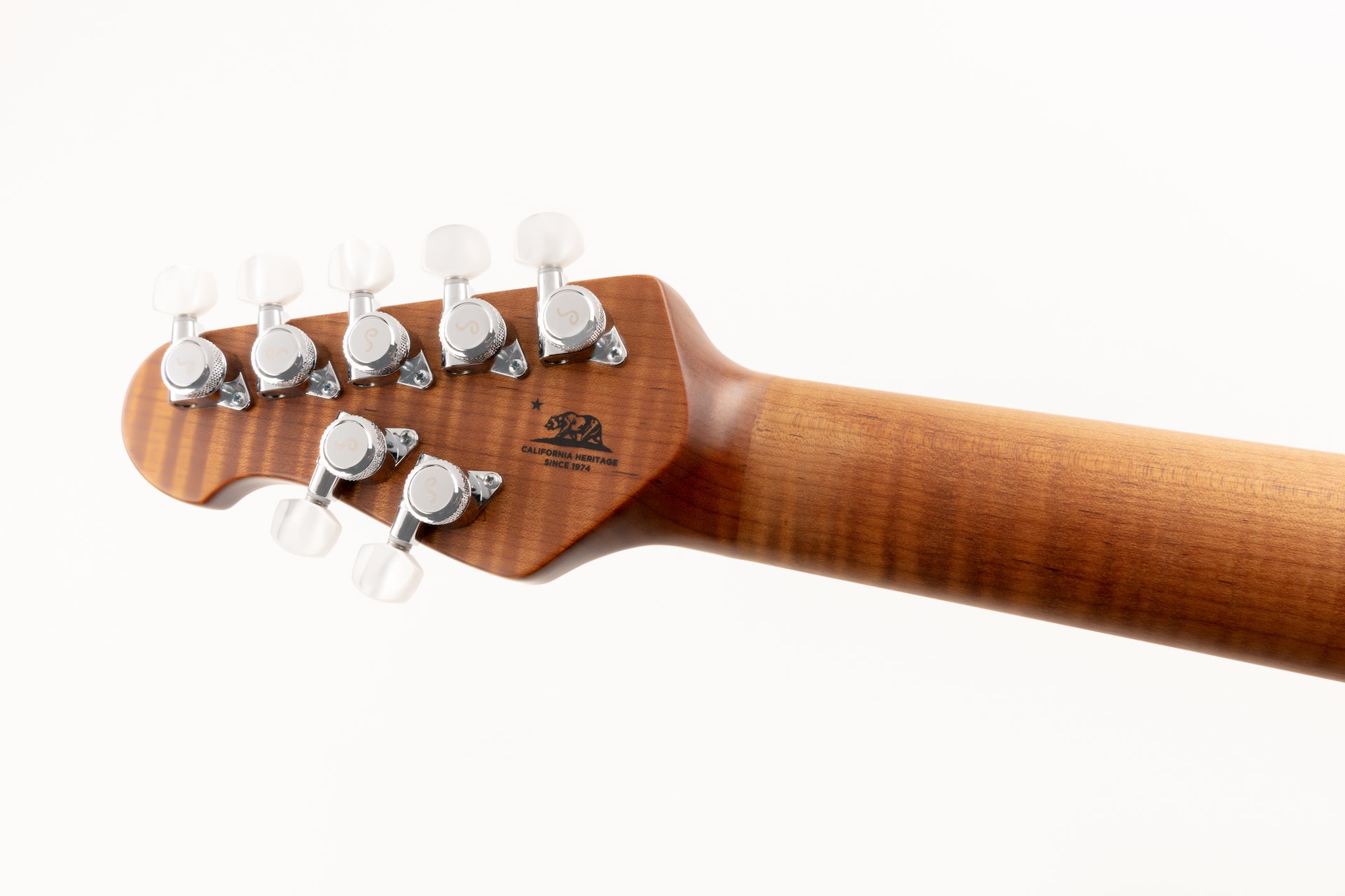 Ernie Ball Music Man JP15 7 Electric Guitar - Cerulean Paradise Quilt F94598 - HIENDGUITAR Musicman GUITAR