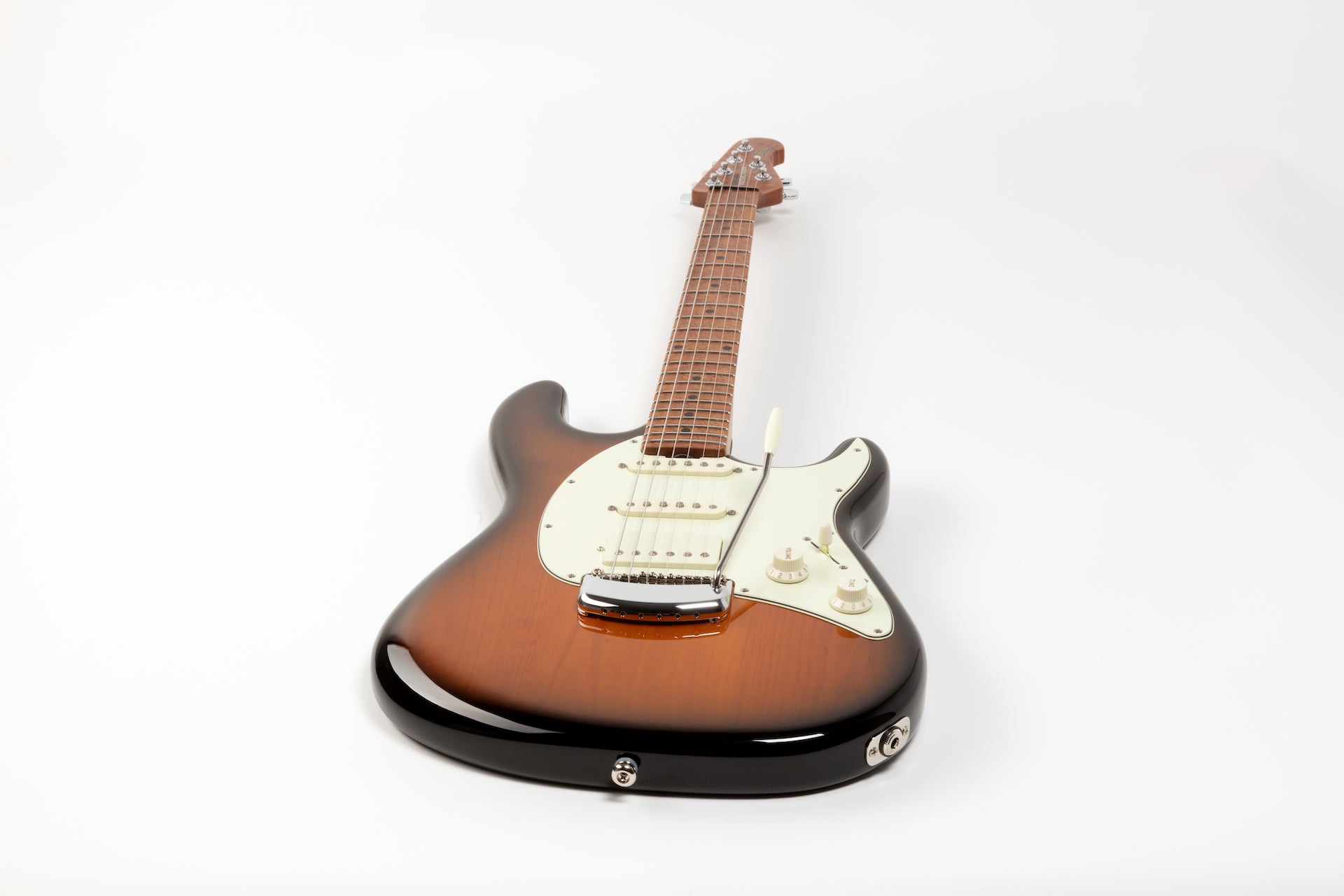 Ernie Ball Music Man Cutlass RS HSS - Vintage Tobacco H01689 - HIENDGUITAR Musicman GUITAR