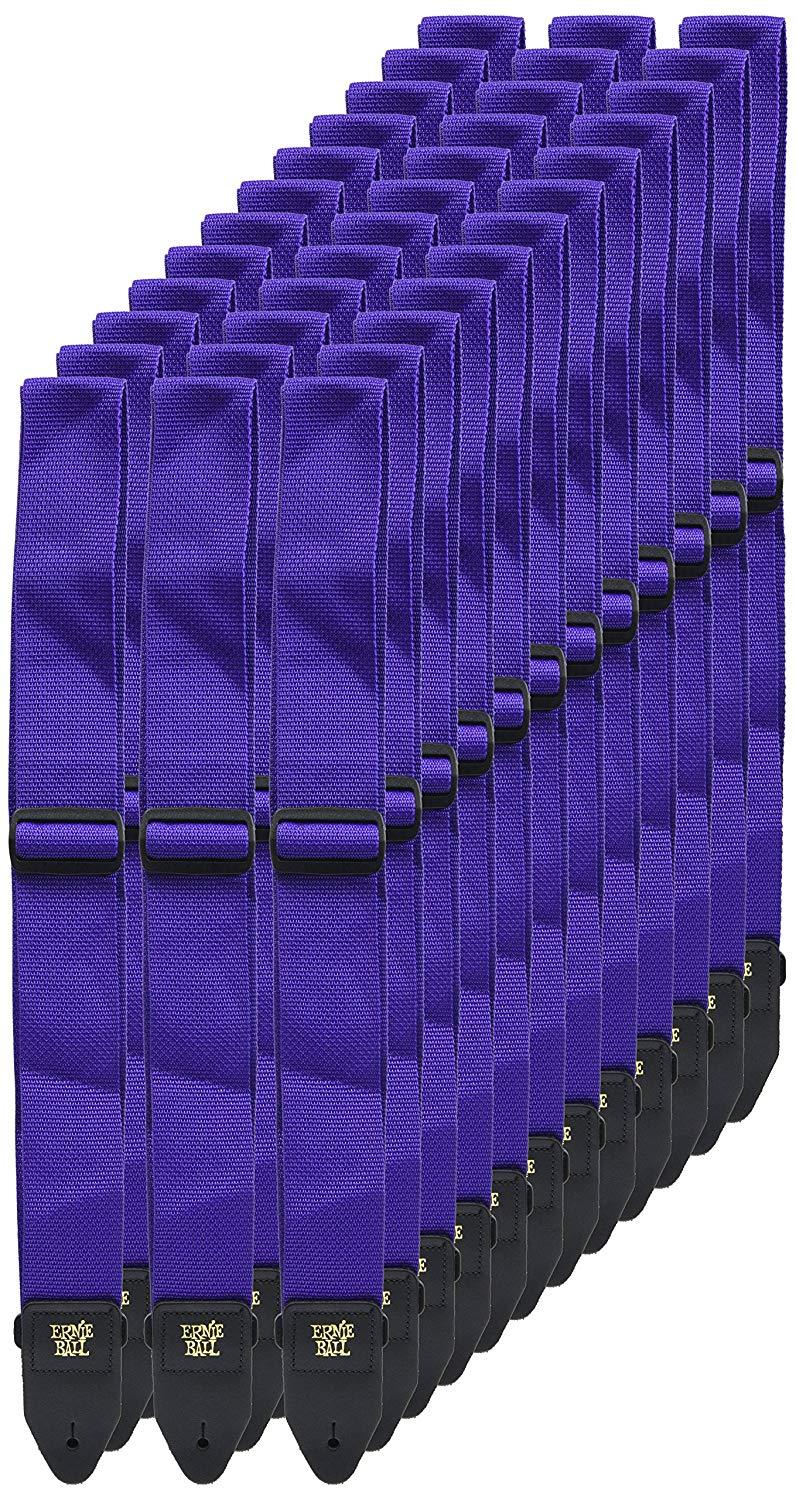 Ernie Ball Black Polypro Guitar Straps 36 Pack - HIENDGUITAR Ernieball Straps