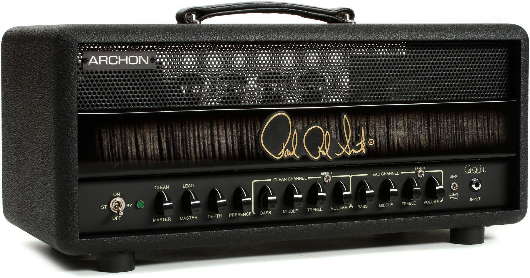 PRS Archon 100-watt Tube Head - Stealth Black  (USA MADE) - HIENDGUITAR   PRS amp