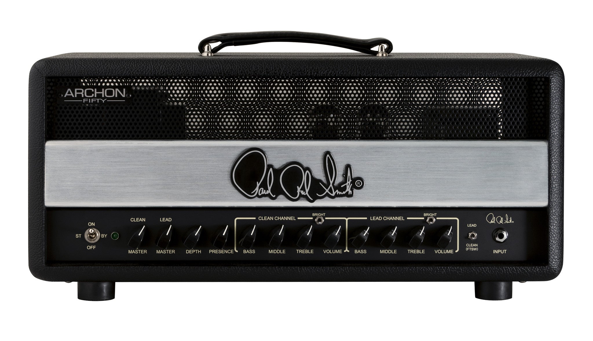 PRS Archon Two Channel 50/25-Watt Tube Head - Stealth Black ( USA MADE ) PRS Default Title - HIENDGUITAR.COM