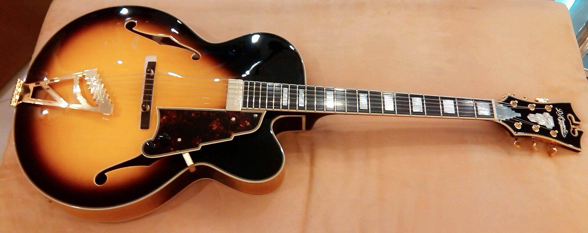 Dangelico ARCHTOP-floating VINTAGE SUNBURST DAEXL1VS US14050282 dangelico Default Title - HIENDGUITAR.COM
