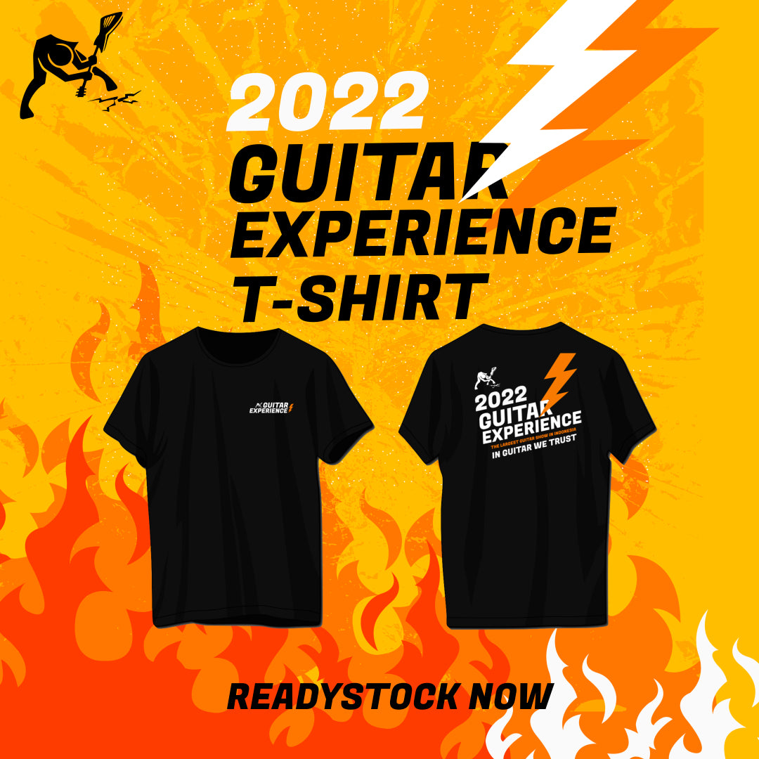 Kaos 222 guitar experience t shirt - HIENDGUITAR HIENDGUITAR