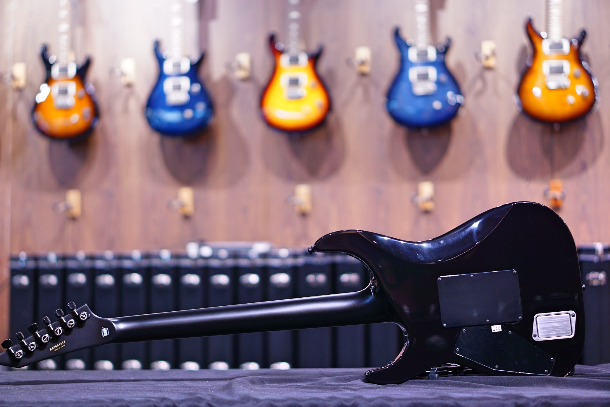 ESP E-II HORIZON FR-II/EMG SEE THRU BLACK ES7034213 - HIENDGUITAR E-II GUITAR