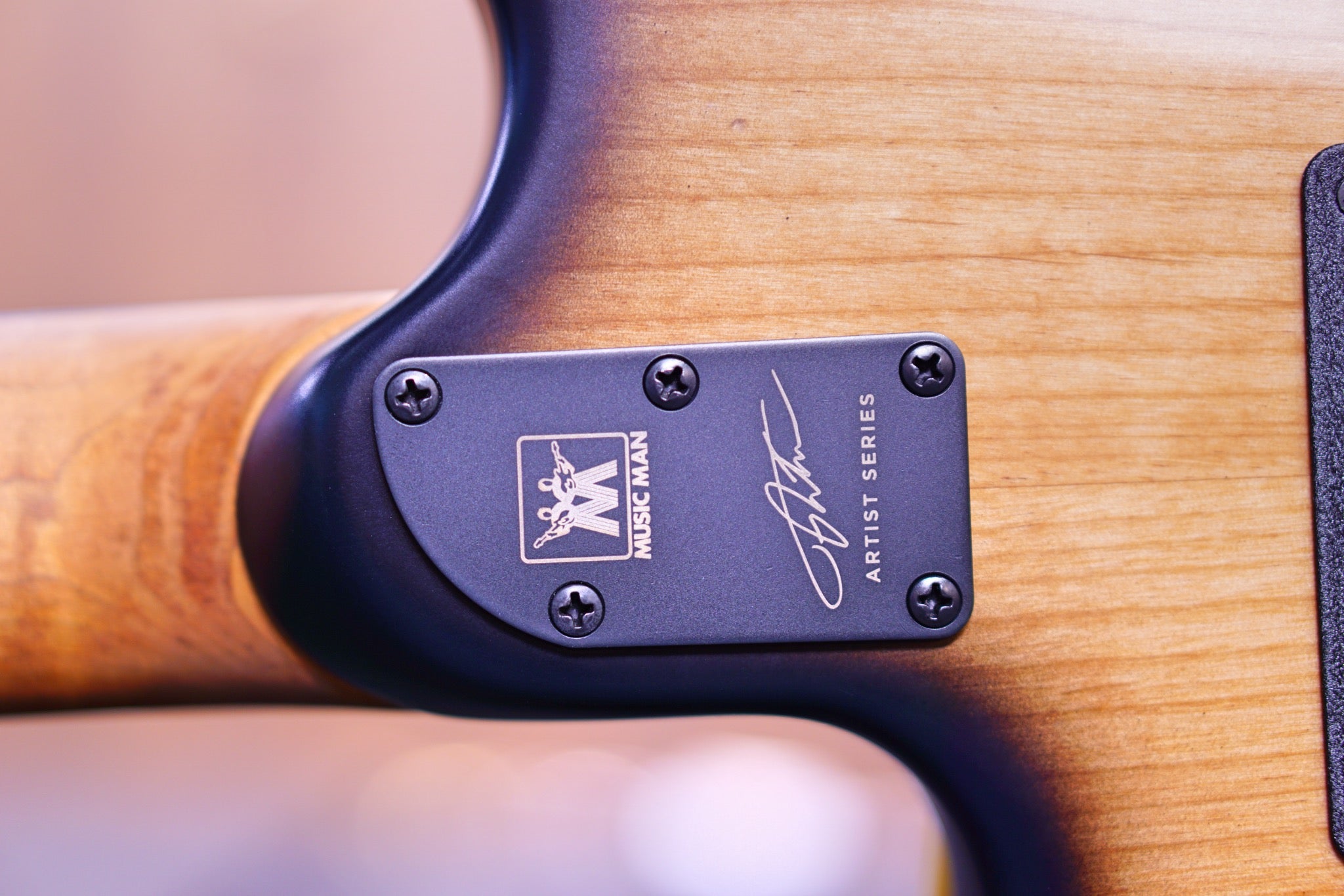 Ernie Ball Music man Cutlass HH Trem - 6 String - Jason Richardson - Burl Top S06888 - HIENDGUITAR Musicman GUITAR