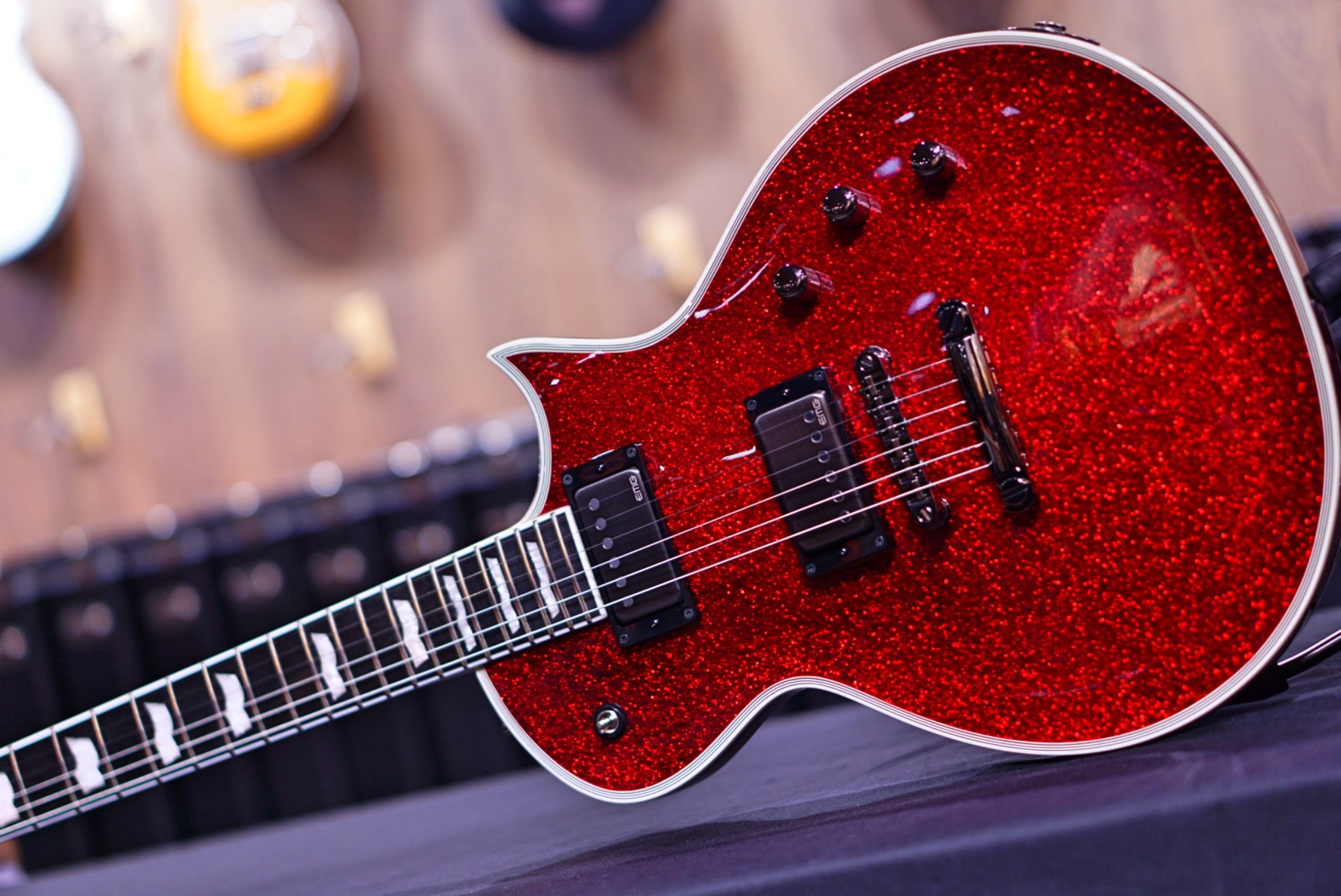 ESP E-II ECLIPSE DB RED SPARKLE ES2741203 - HIENDGUITAR E-II GUITAR