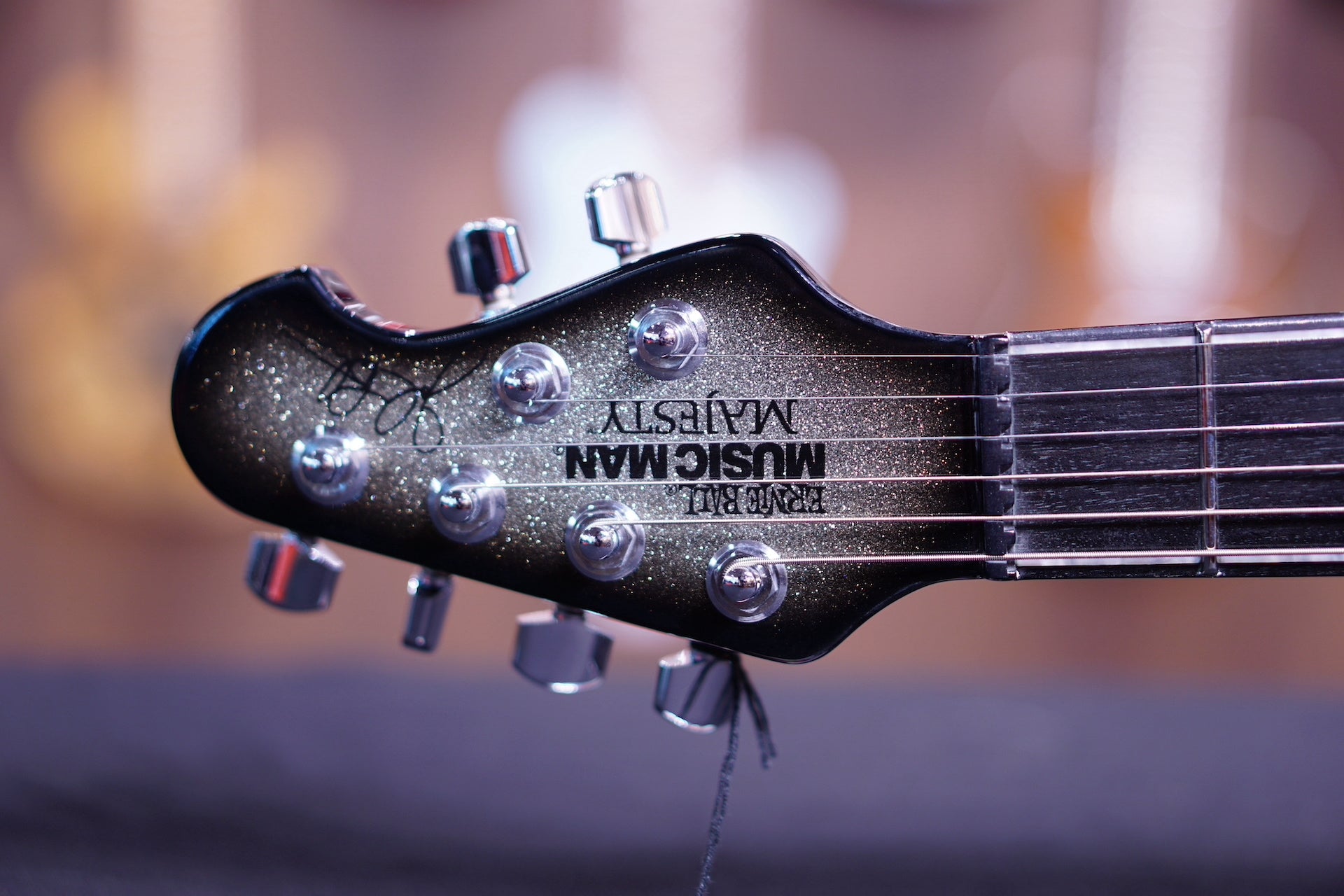 Music Man John Petrucci Majesty Bfr - Charred Silver M08215 - HIENDGUITAR Musicman GUITAR