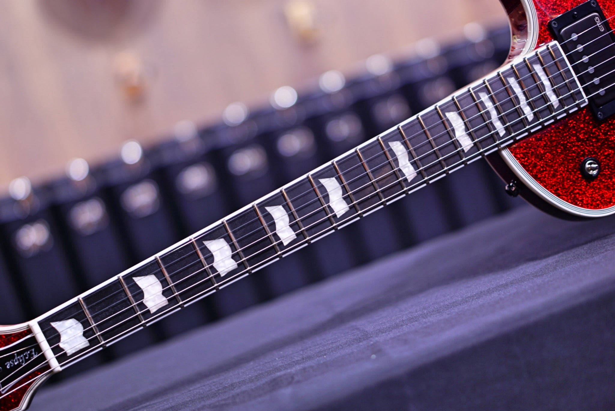 ESP E-II ECLIPSE DB RED SPARKLE ES2741203 - HIENDGUITAR E-II GUITAR