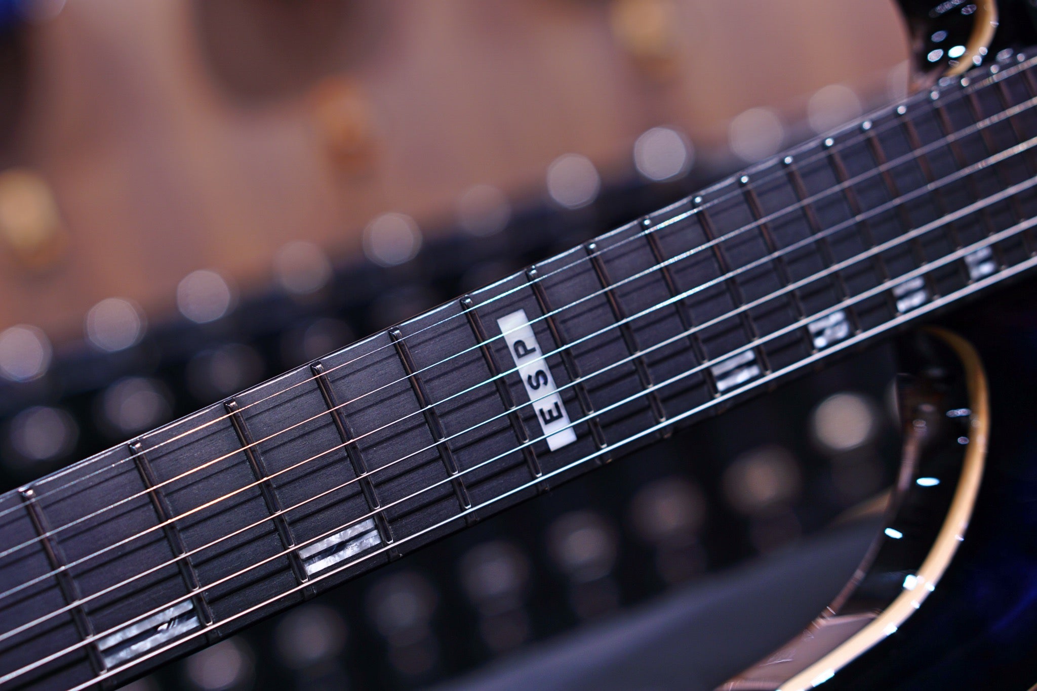 ESP E-II HORIZON FR quilt maple reindeer blue - HIENDGUITAR E-II guitar