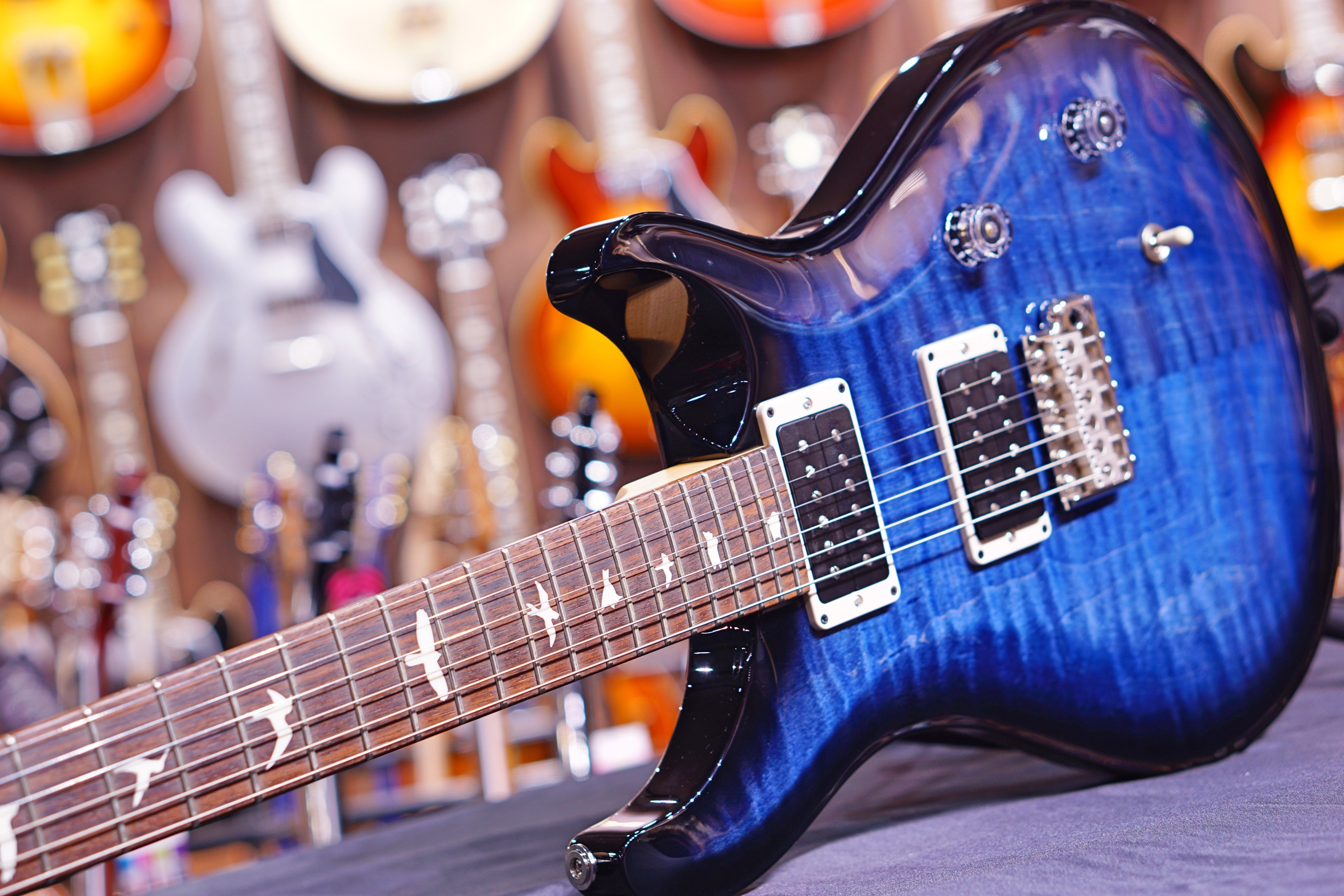 PRS CE24 Whale Blue Smokewrap burst 190275499 - HIENDGUITAR PRS GUITAR