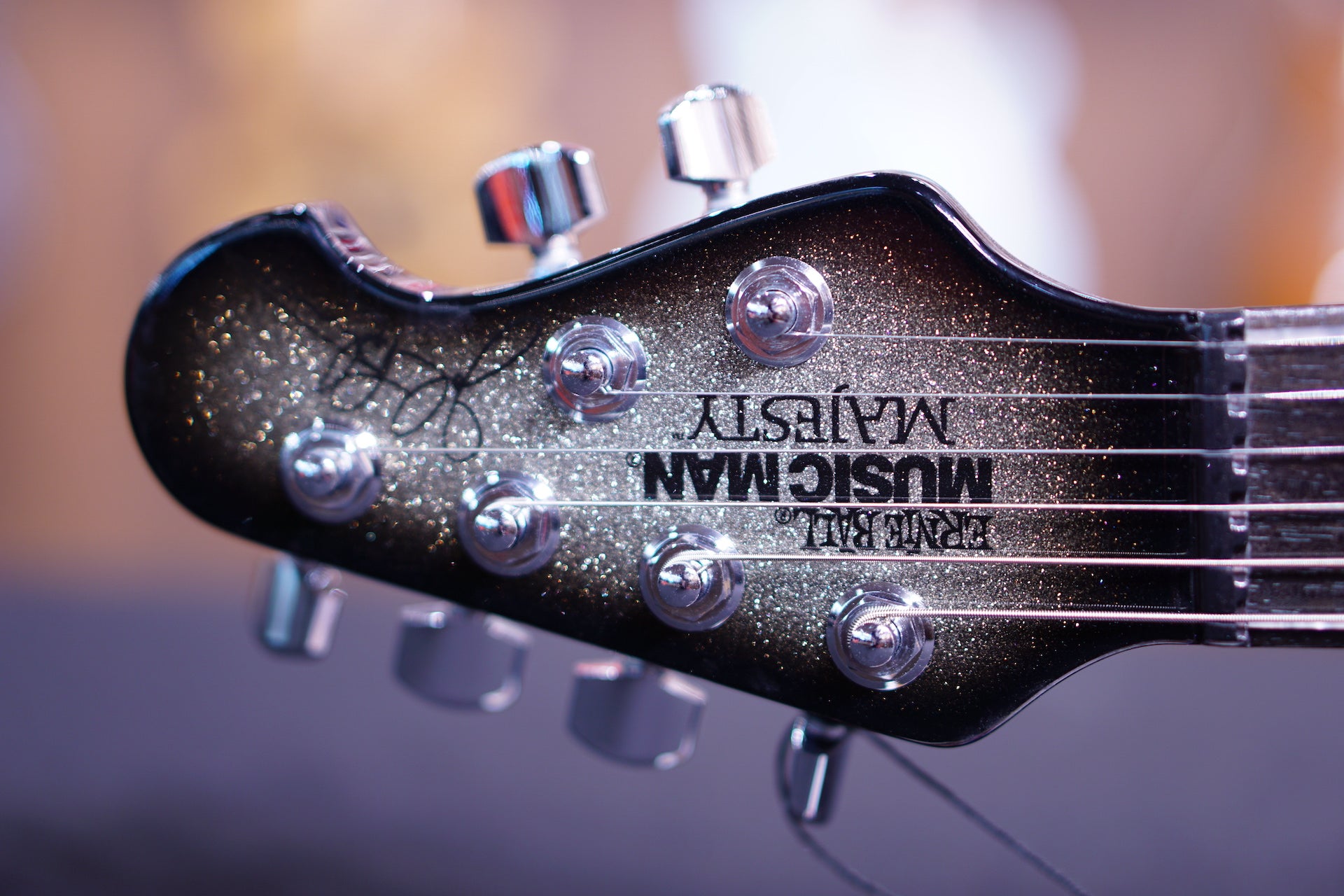 Music Man John Petrucci Majesty Bfr - Charred Silver M08263 - HIENDGUITAR Musicman GUITAR