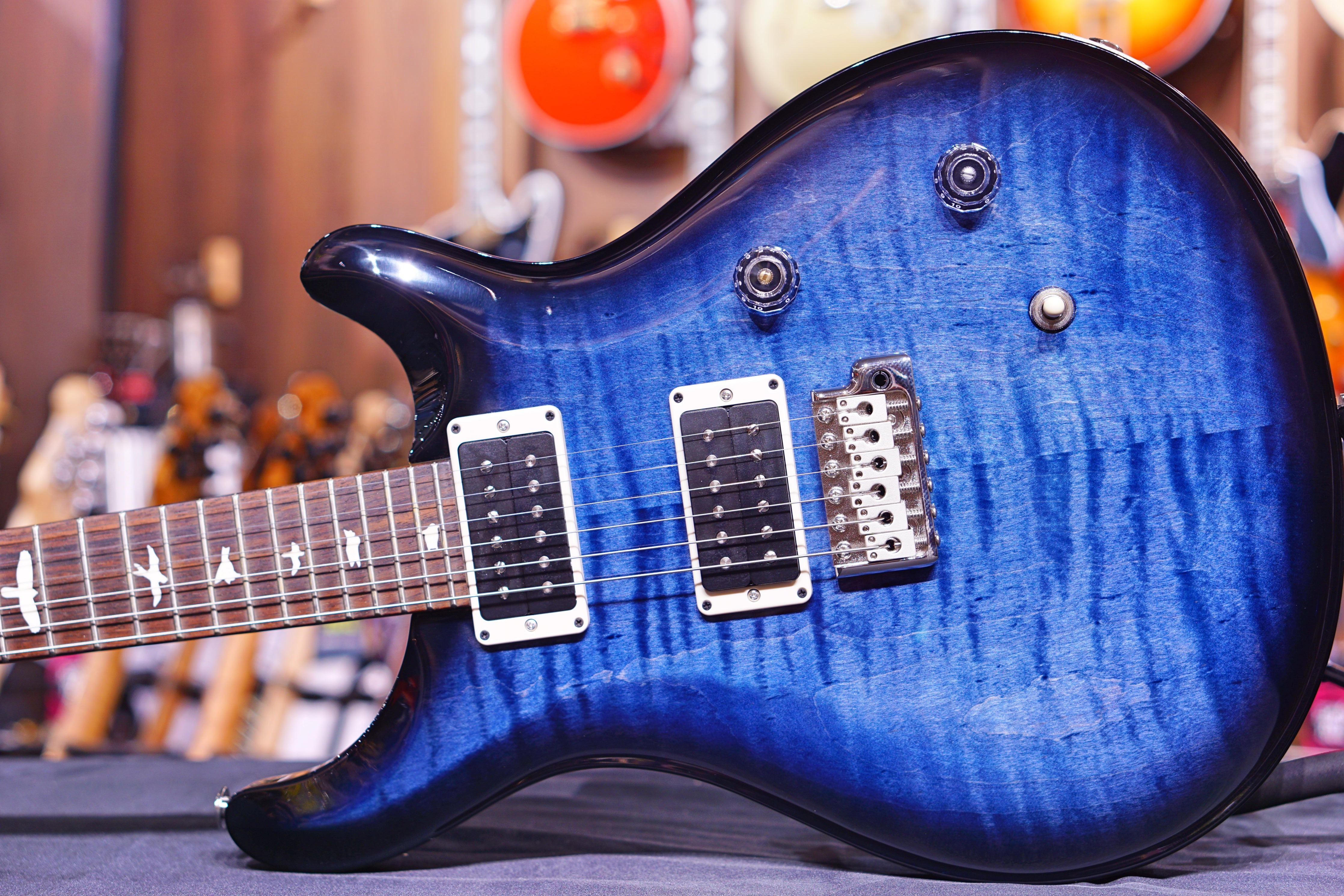 PRS CE24 Whale Blue Smokewrap burst 190275499 - HIENDGUITAR PRS GUITAR