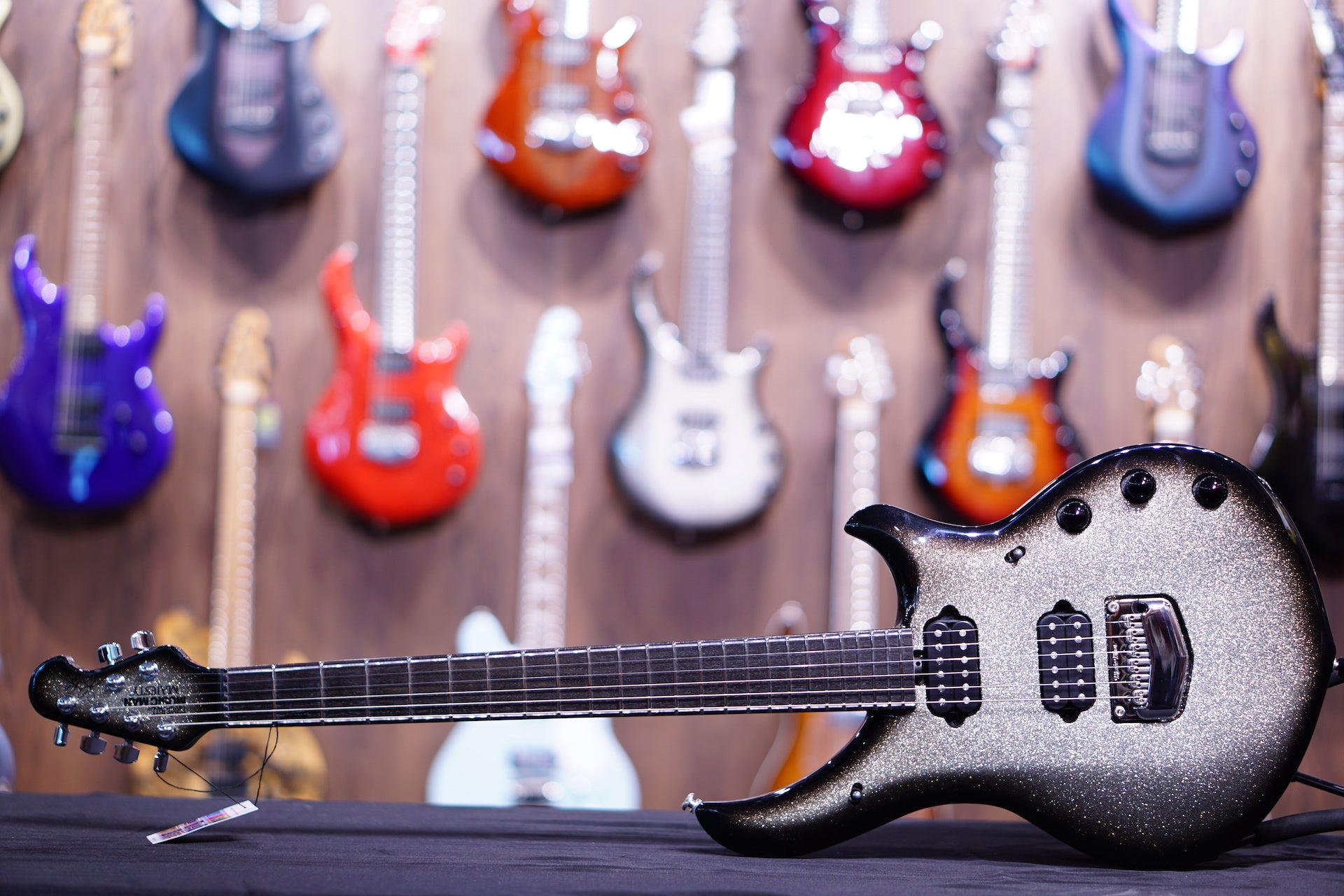 Music Man John Petrucci Majesty Bfr - Charred Silver M08263 - HIENDGUITAR Musicman GUITAR