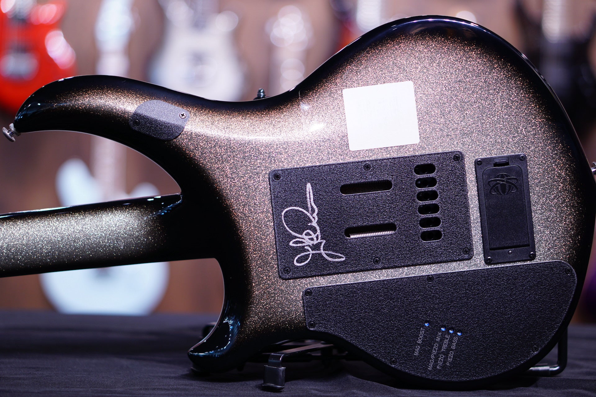 Music Man John Petrucci Majesty Bfr - Charred Silver M08193 - HIENDGUITAR Musicman GUITAR