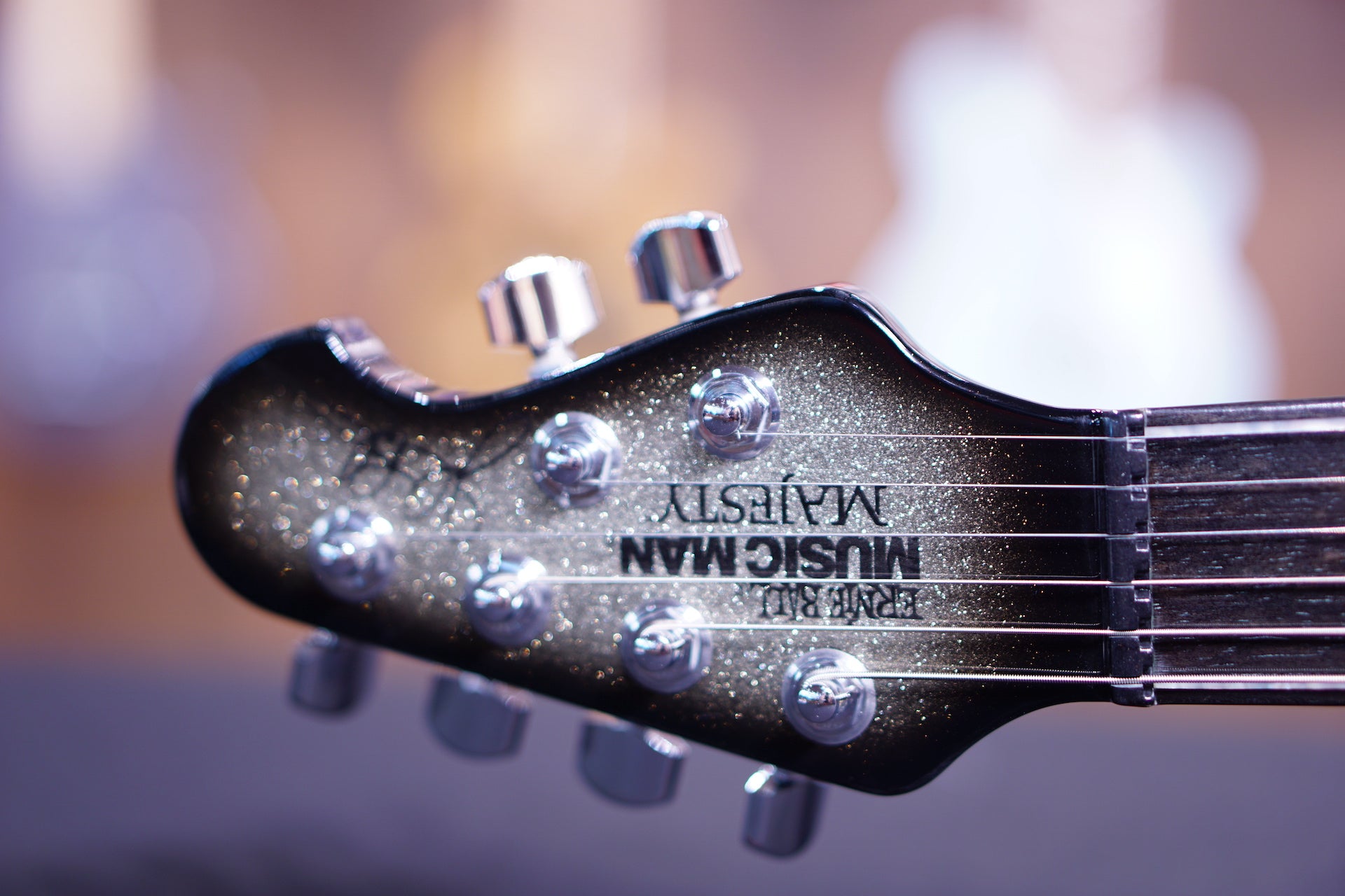 Music Man John Petrucci Majesty Bfr - Charred Silver M08193 - HIENDGUITAR Musicman GUITAR