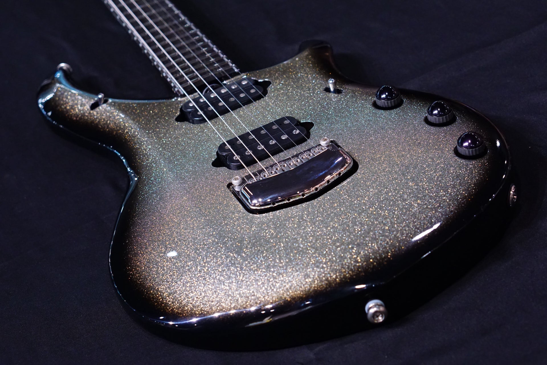 Music Man John Petrucci Majesty Bfr - Charred Silver M08193 - HIENDGUITAR Musicman GUITAR