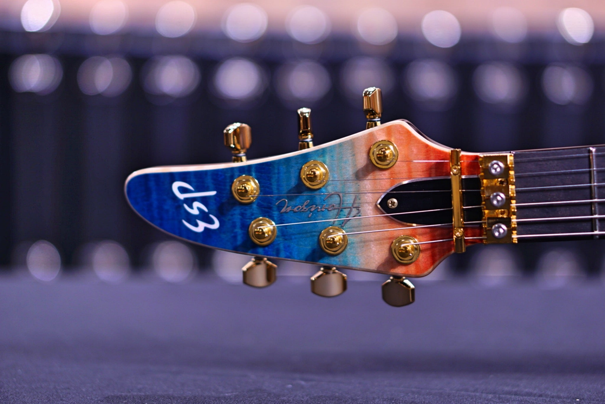 ESP Horizon FR CTM red blue Gradation E4231212 - HIENDGUITAR ESP GUITAR