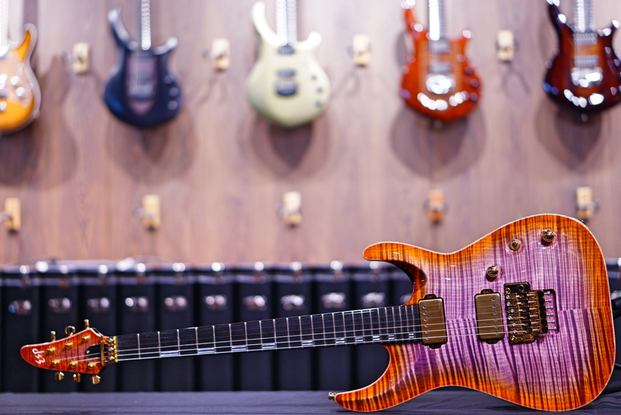 ESP Horizon FR CTM pink brown Gradation E3921212 - HIENDGUITAR ESP GUITAR