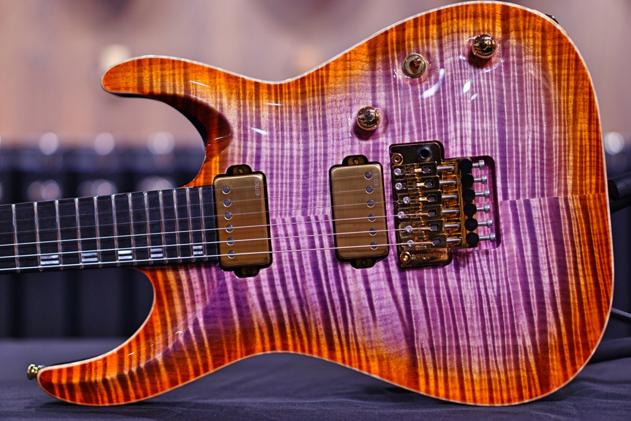 ESP Horizon FR CTM pink brown Gradation E3921212 - HIENDGUITAR ESP GUITAR