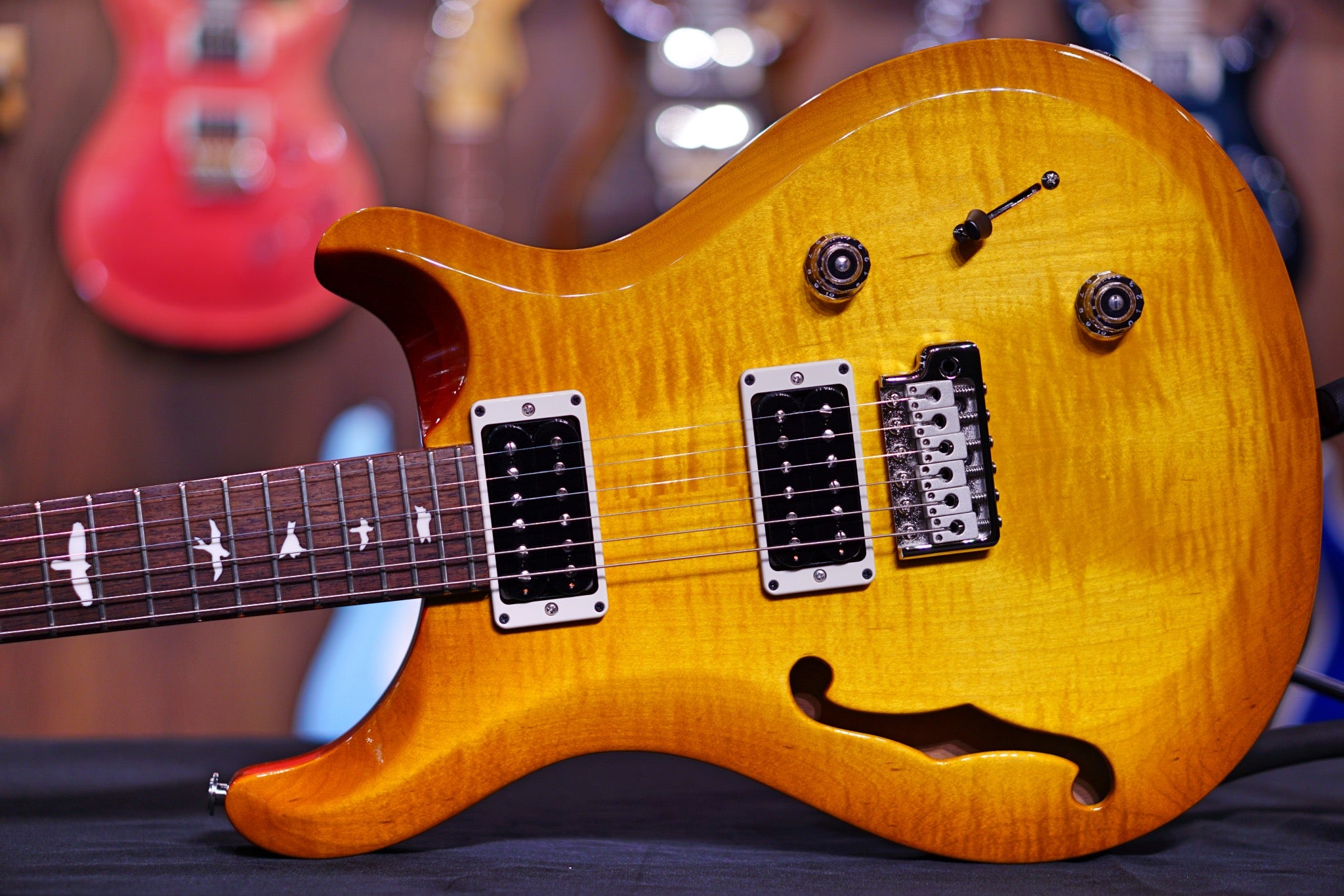 PRS S2 Custom 22 Semi-hollow - McCarty Sunburst S2048374 - HIENDGUITAR PRS GUITAR