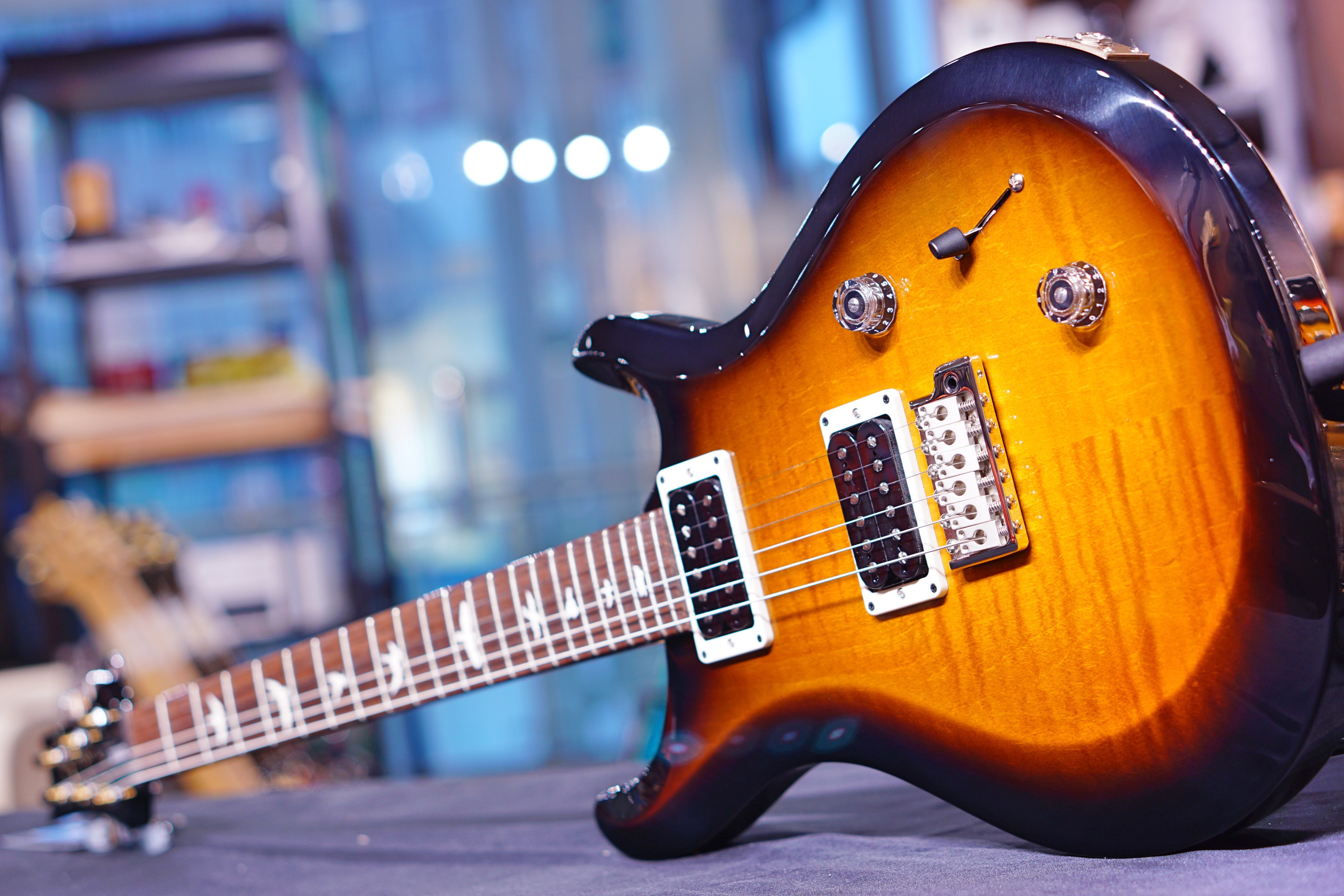 PRS S2 Custom 22 Amber Smokeburst S2037579 - HIENDGUITAR PRS GUITAR