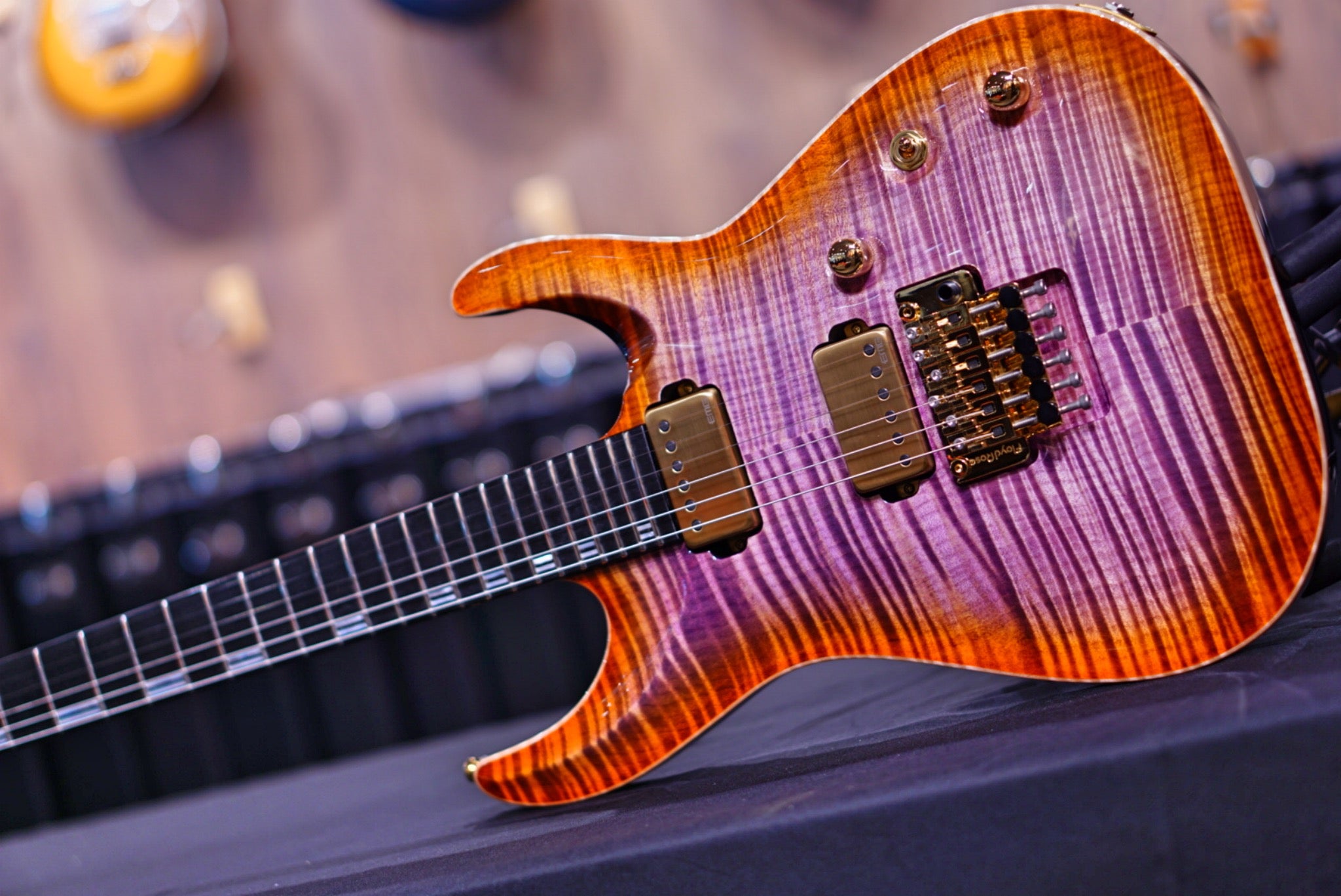 ESP Horizon FR CTM pink brown Gradation E3921212 - HIENDGUITAR ESP GUITAR