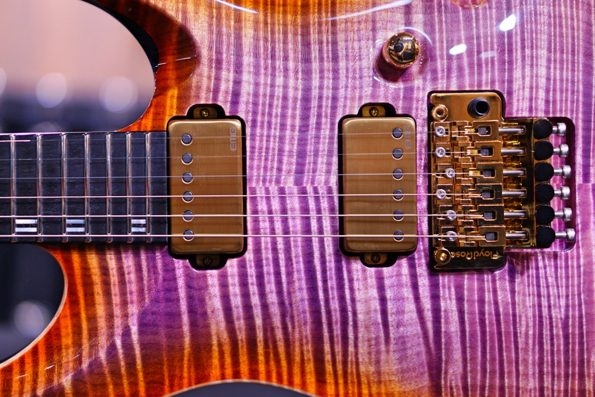 ESP Horizon FR CTM pink brown Gradation E3921212 - HIENDGUITAR ESP GUITAR