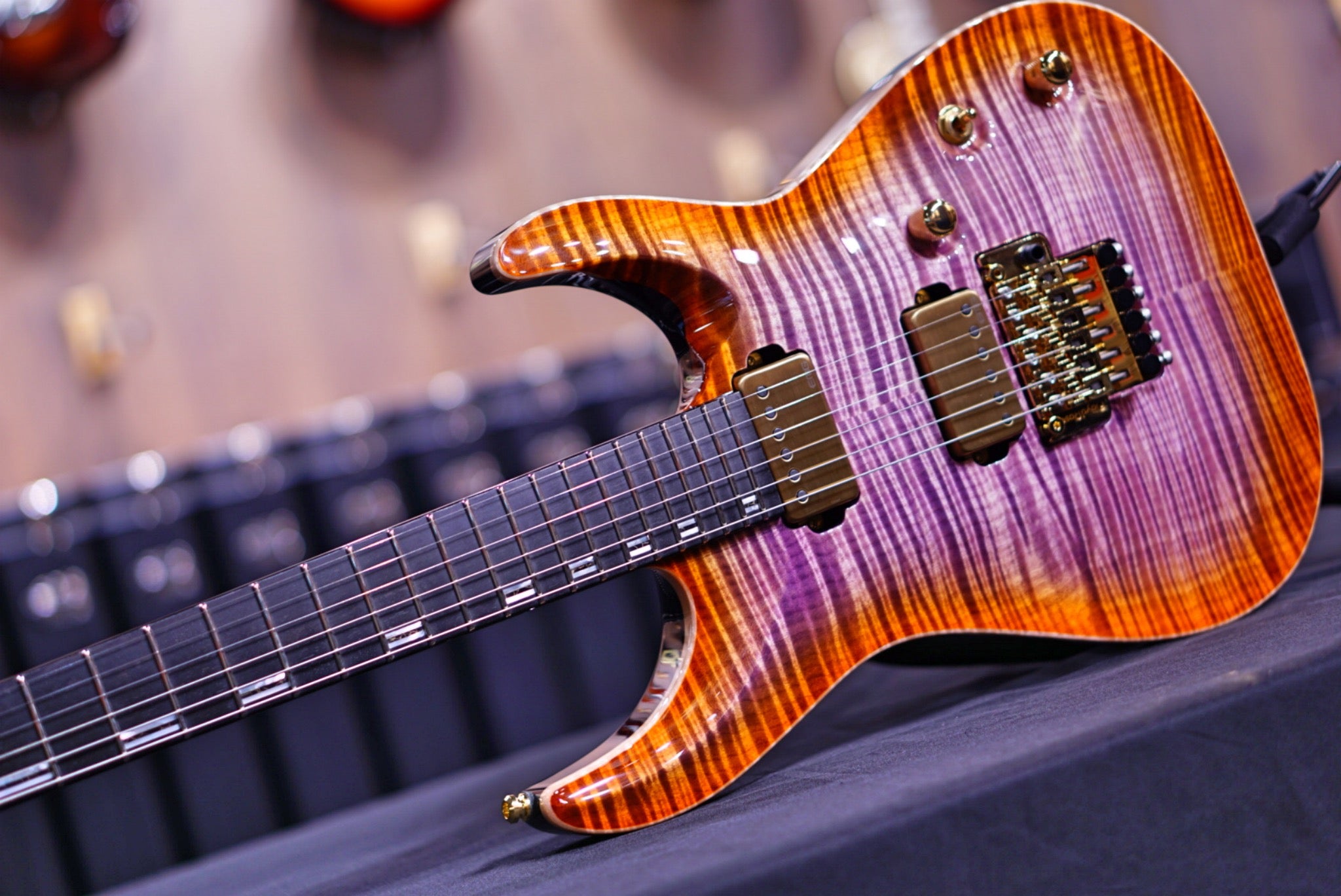 ESP Horizon FR CTM pink brown Gradation E3921212 - HIENDGUITAR ESP GUITAR