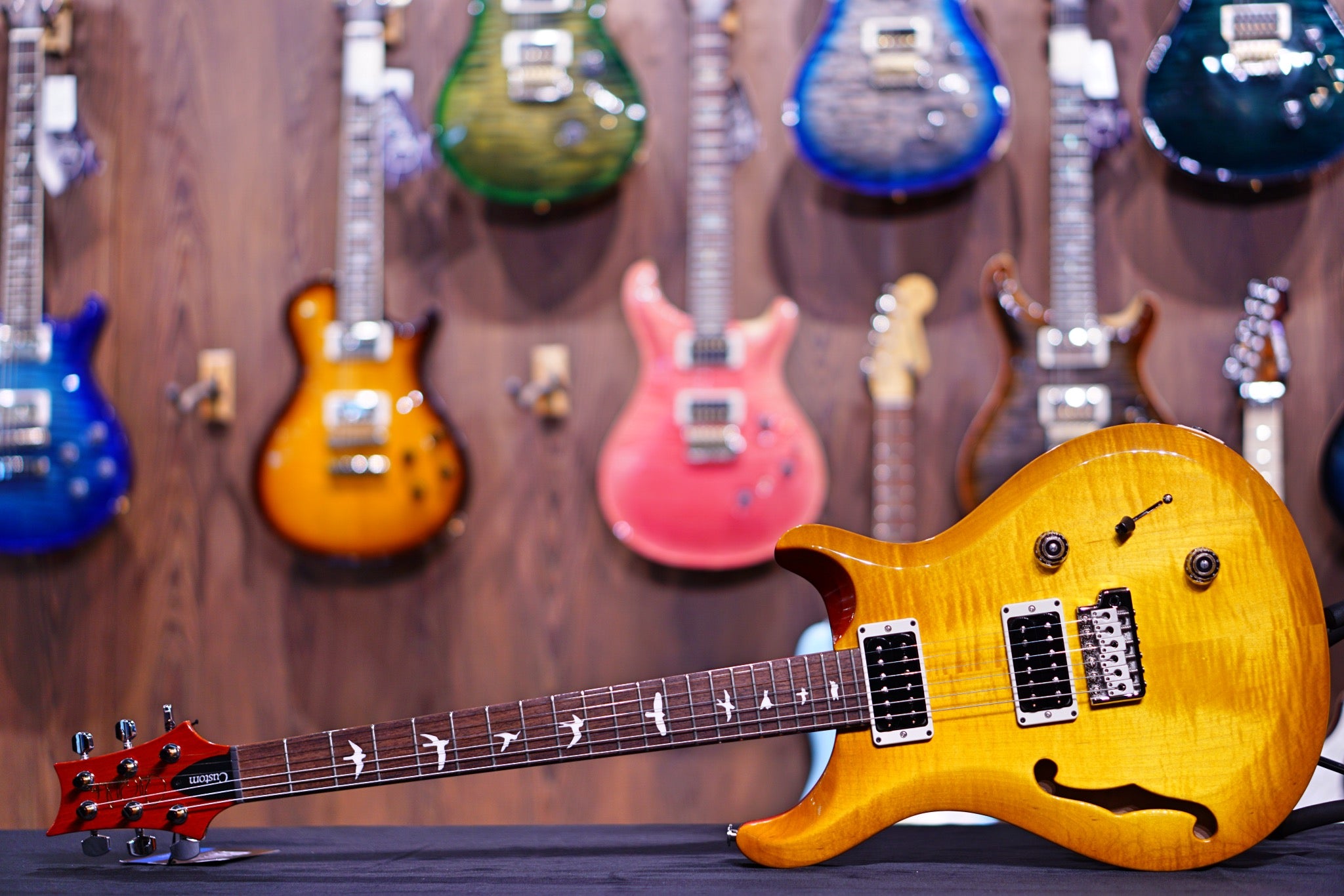 PRS S2 Custom 22 Semi-hollow - McCarty Sunburst S2048374 - HIENDGUITAR PRS GUITAR